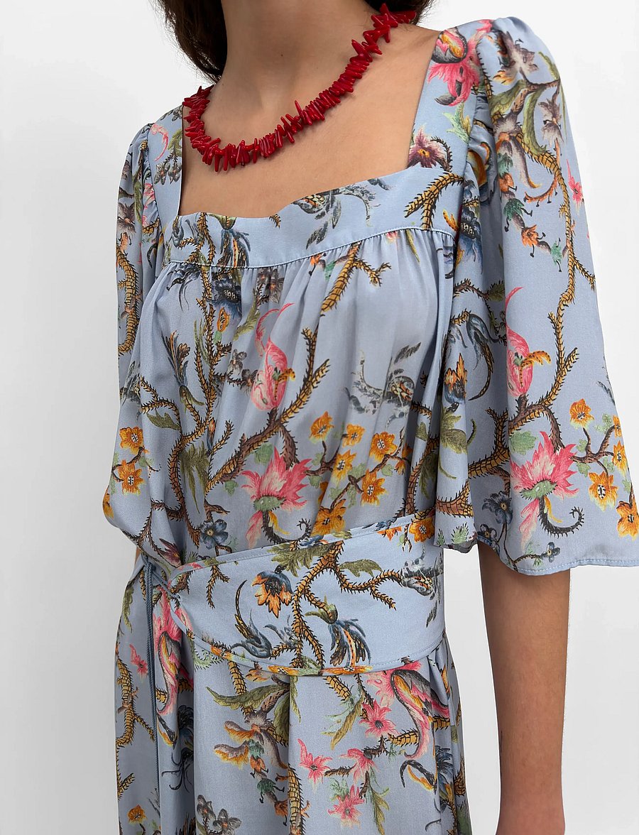 RODEBJER - RODEBJER SALEM TRAILING - zomerjurken - blue multi - 5