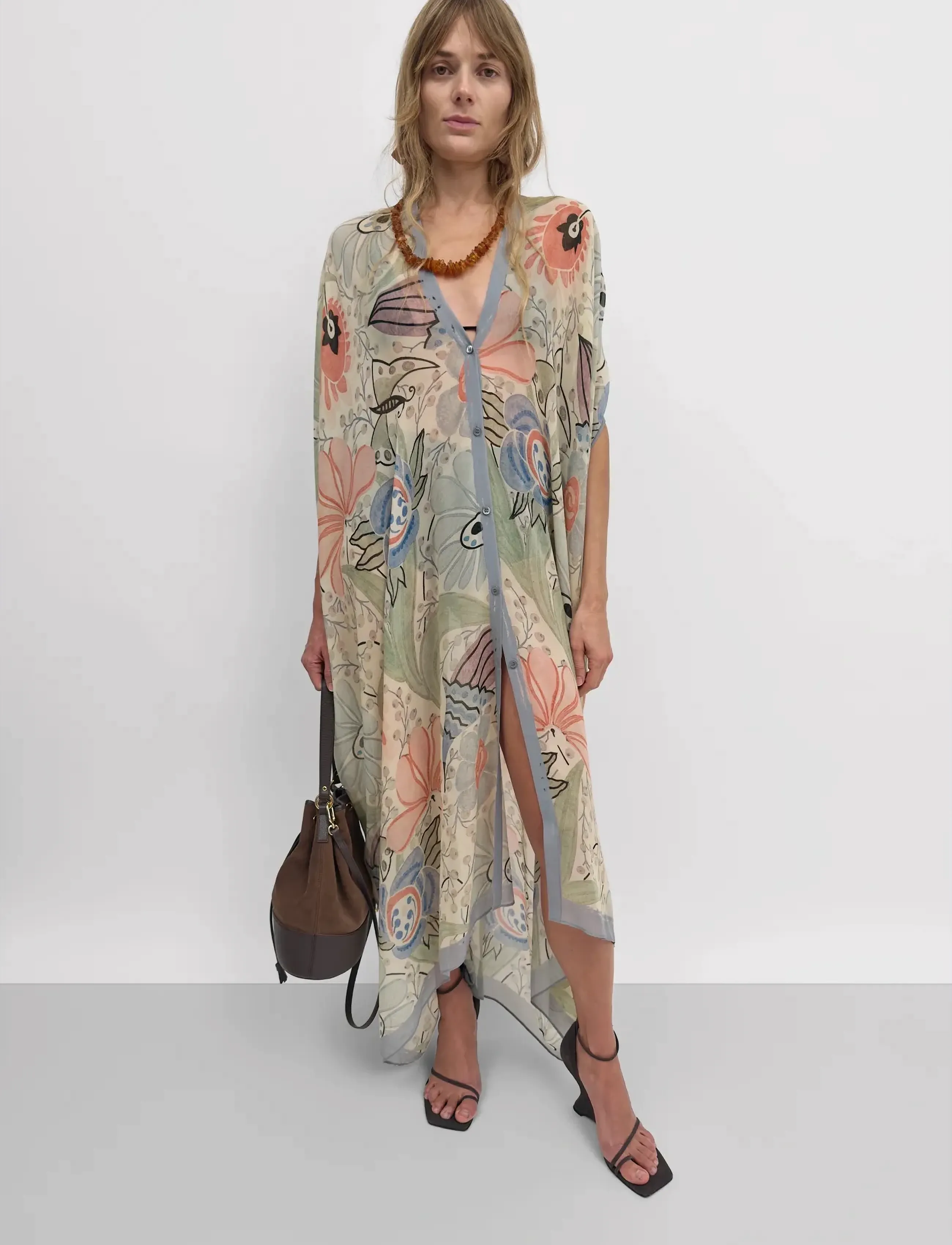 RODEBJER Rodebjer Agave Ducharne, XS/S, Cream, Designere > Maxi Dress, Dame