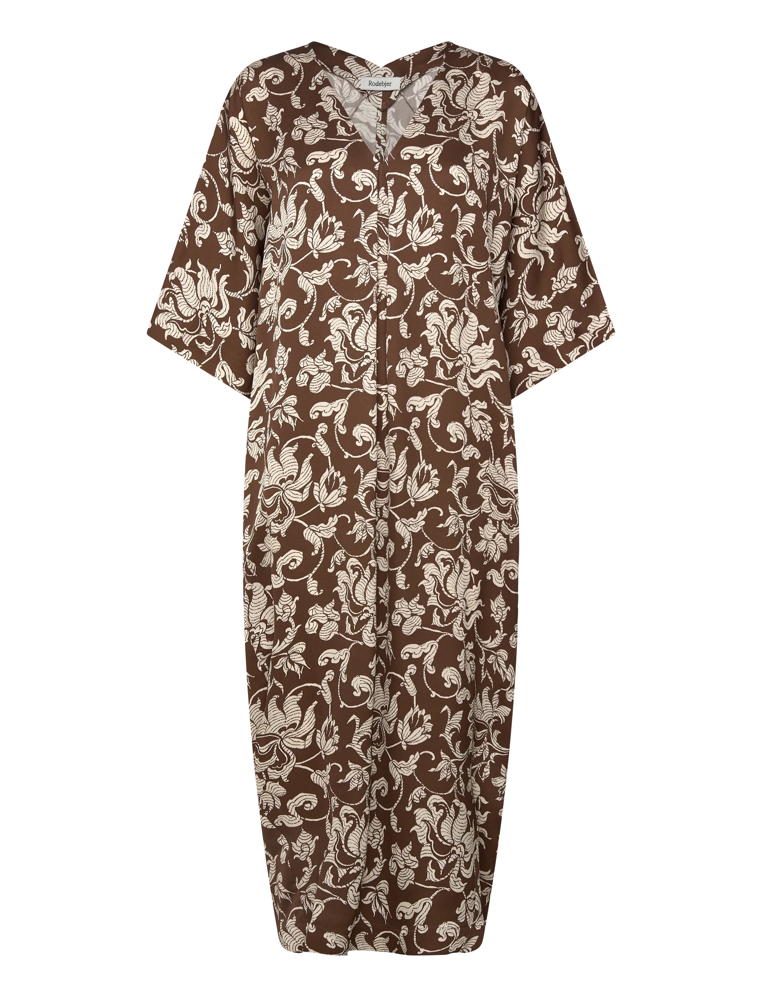RODEBJER Rodebjer Isola French Lily - Kleider - BROWN/CREAM / brown