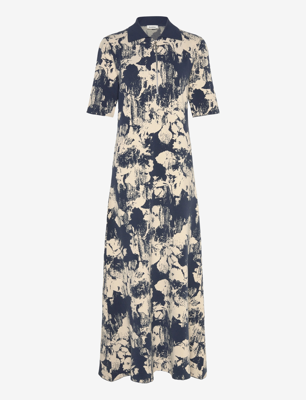 RODEBJER - Rodebjer Clover Denim Flower - maxi dresses - navy/sand - 1