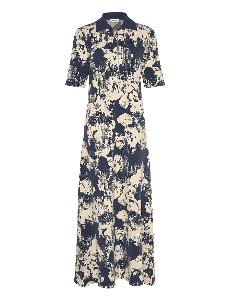RODEBJER - RODEBJER CLOVER DENIM FLOWER - maxiklänningar - navy/sand - 1