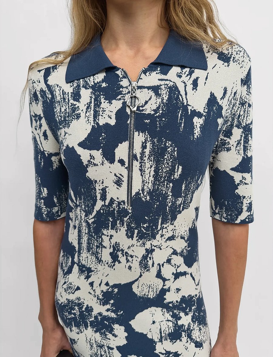 RODEBJER - RODEBJER CLOVER DENIM FLOWER - maxiklänningar - navy/sand - 4