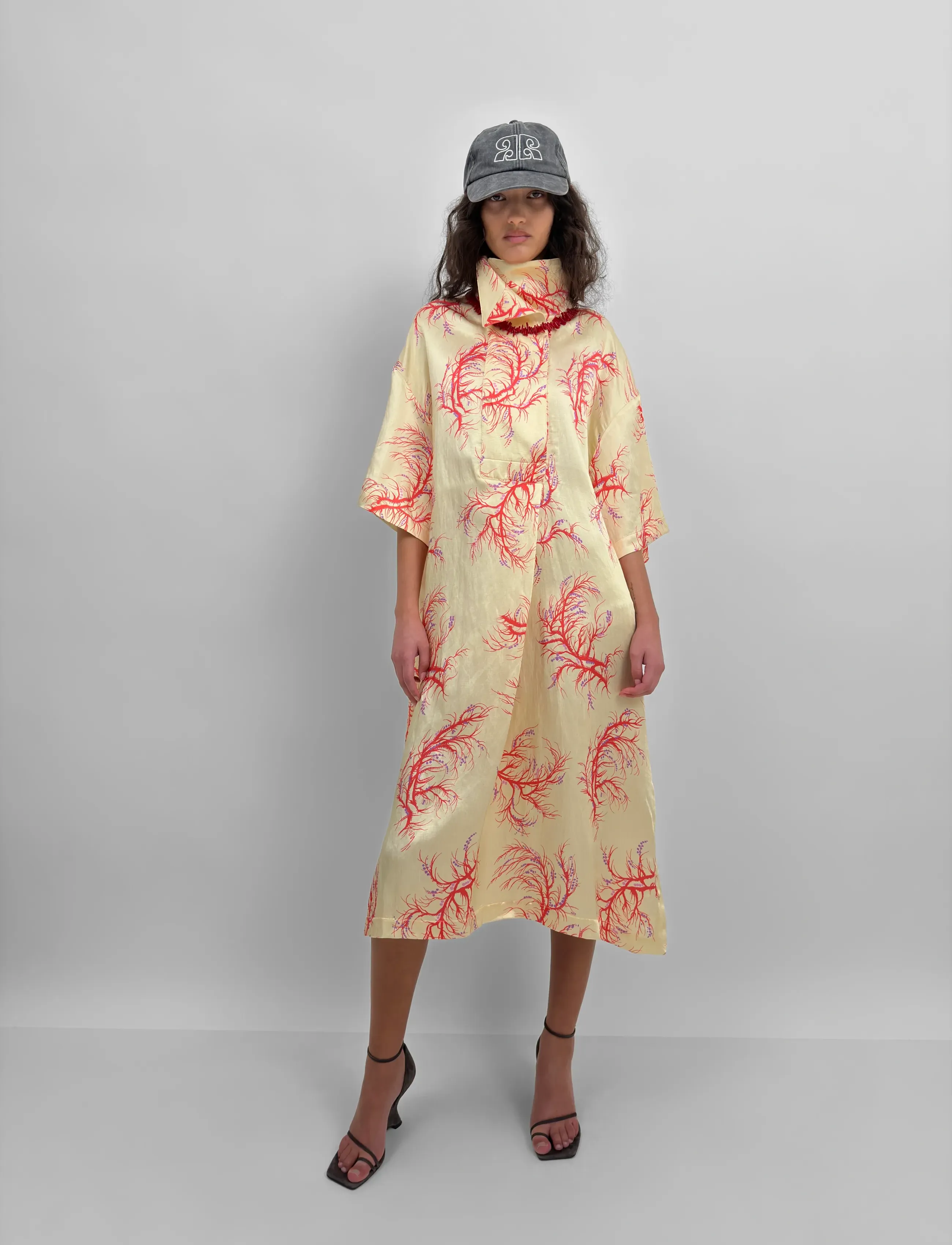 RODEBJER Rodebjer Hemse Seaweed - Inspiration - CREAM/RED / multi