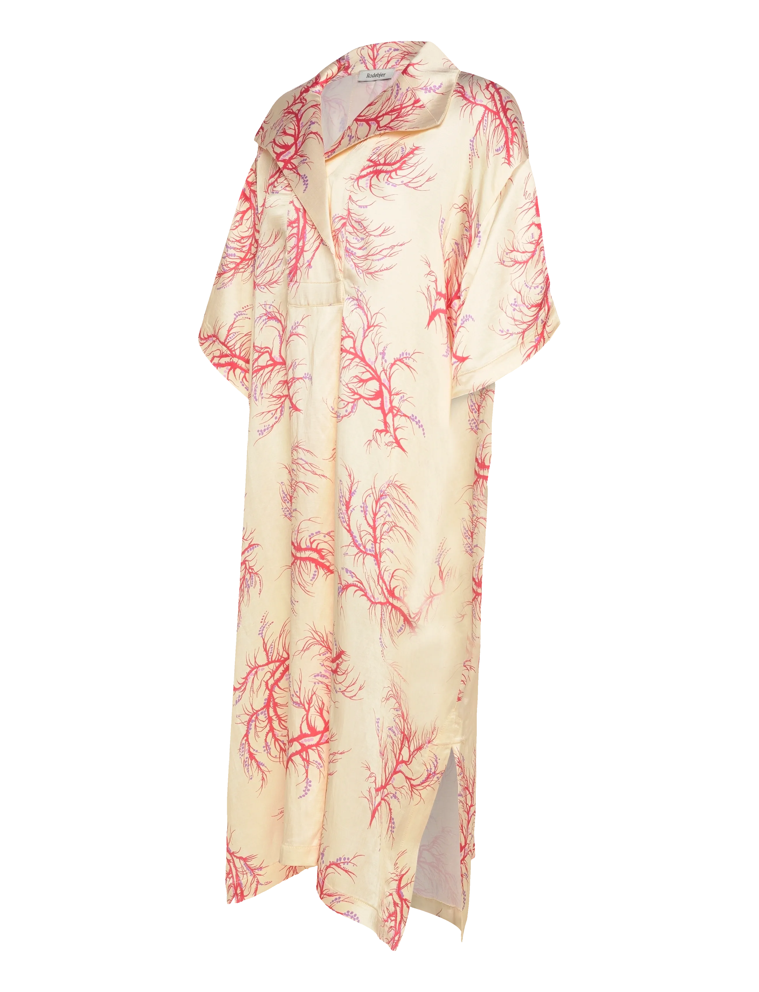 RODEBJER - Rodebjer Hemse Seaweed - shirt dresses - cream/red - 3