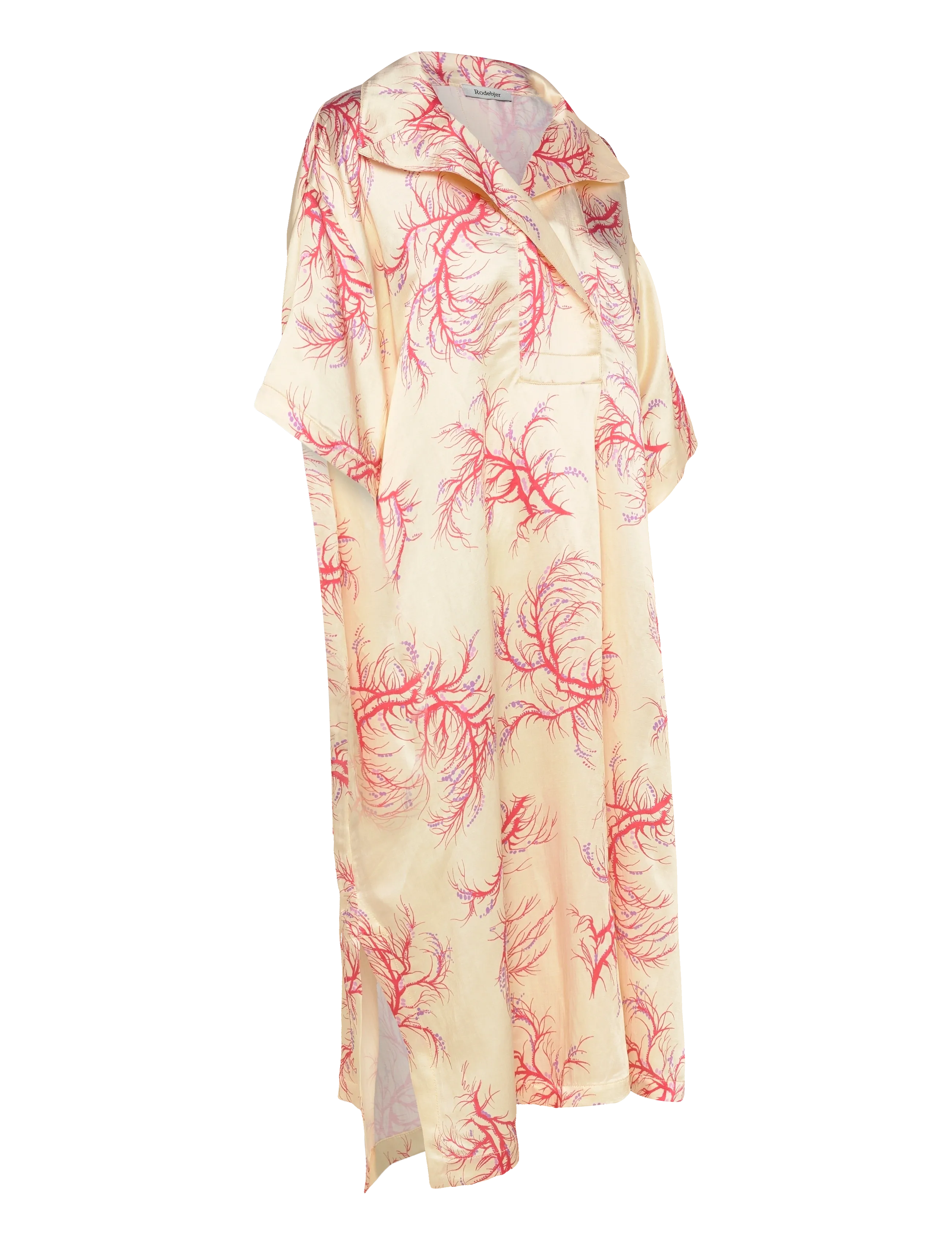 RODEBJER - Rodebjer Hemse Seaweed - shirt dresses - cream/red - 4