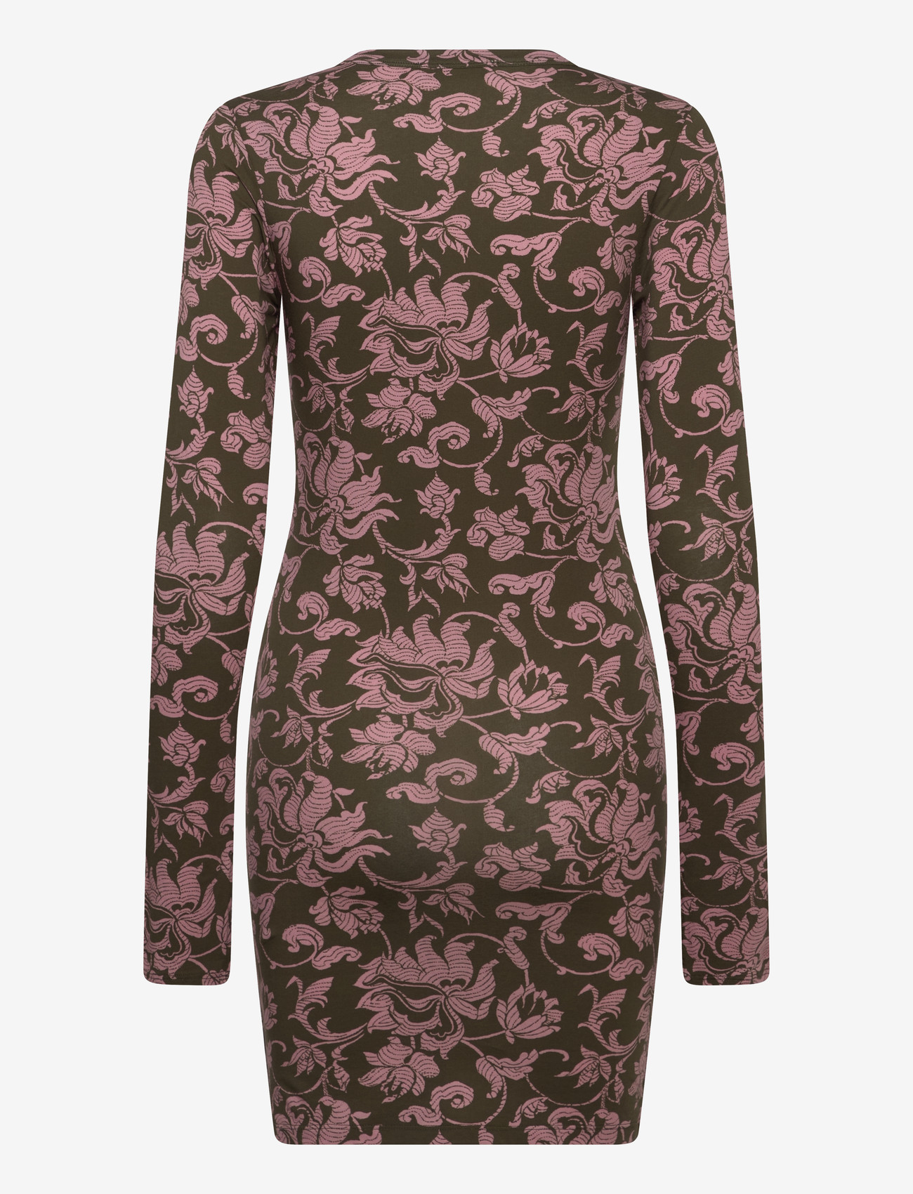 RODEBJER - Rodebjer Kiara Dress French Lily - stramme kjoler - olive/pink - 1