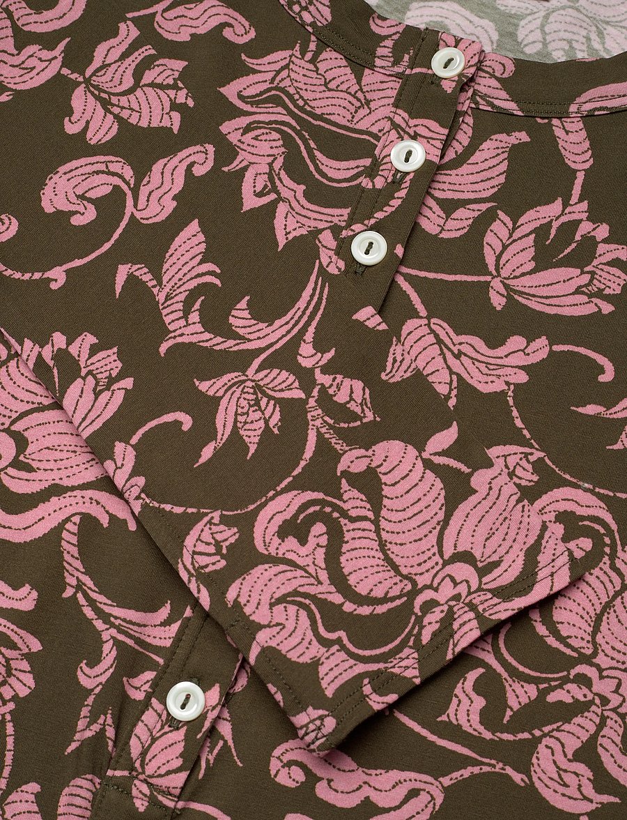 RODEBJER - Rodebjer Kiara Dress French Lily - olive/pink - 2