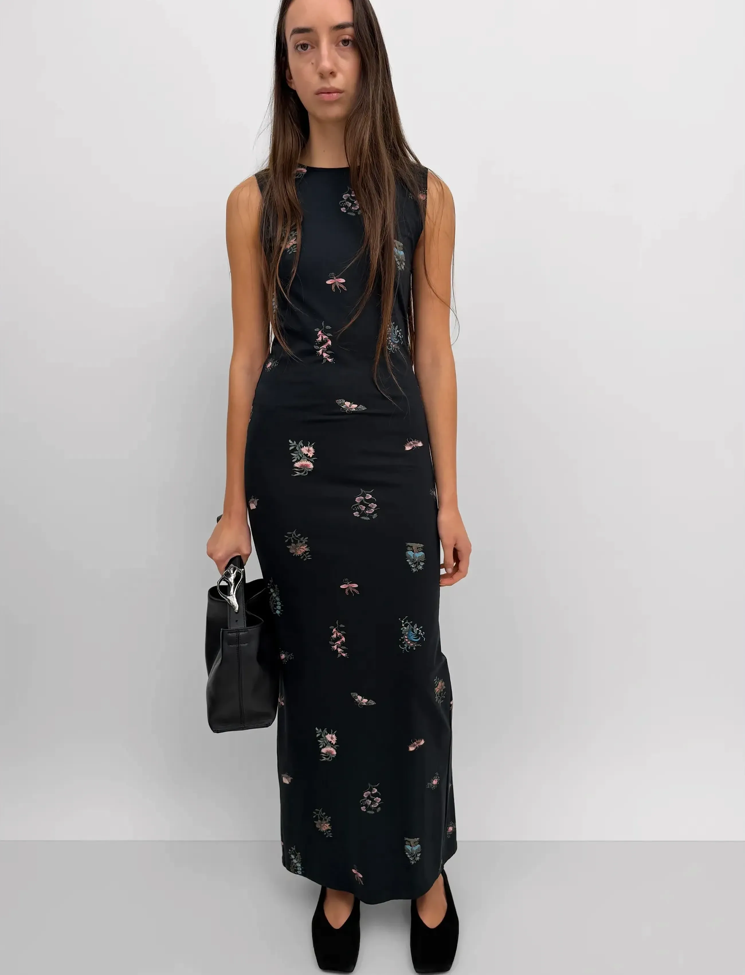RODEBJER - Rodebjer Kenzie Dress Duchess - maksikleidid - black multi - 0