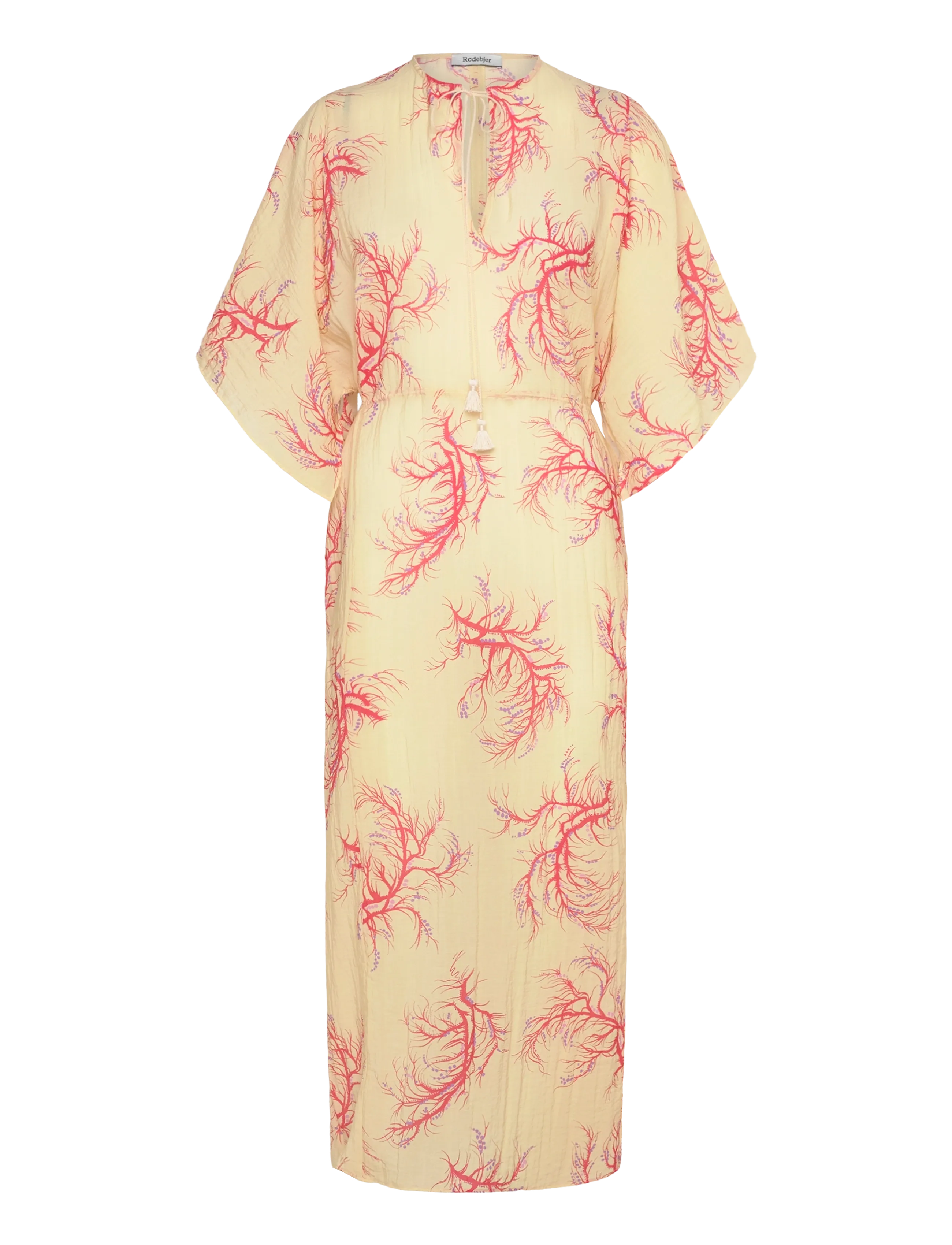 RODEBJER Rodebjer Begonia Seaweed - Klänningar - CREAM/RED / multi