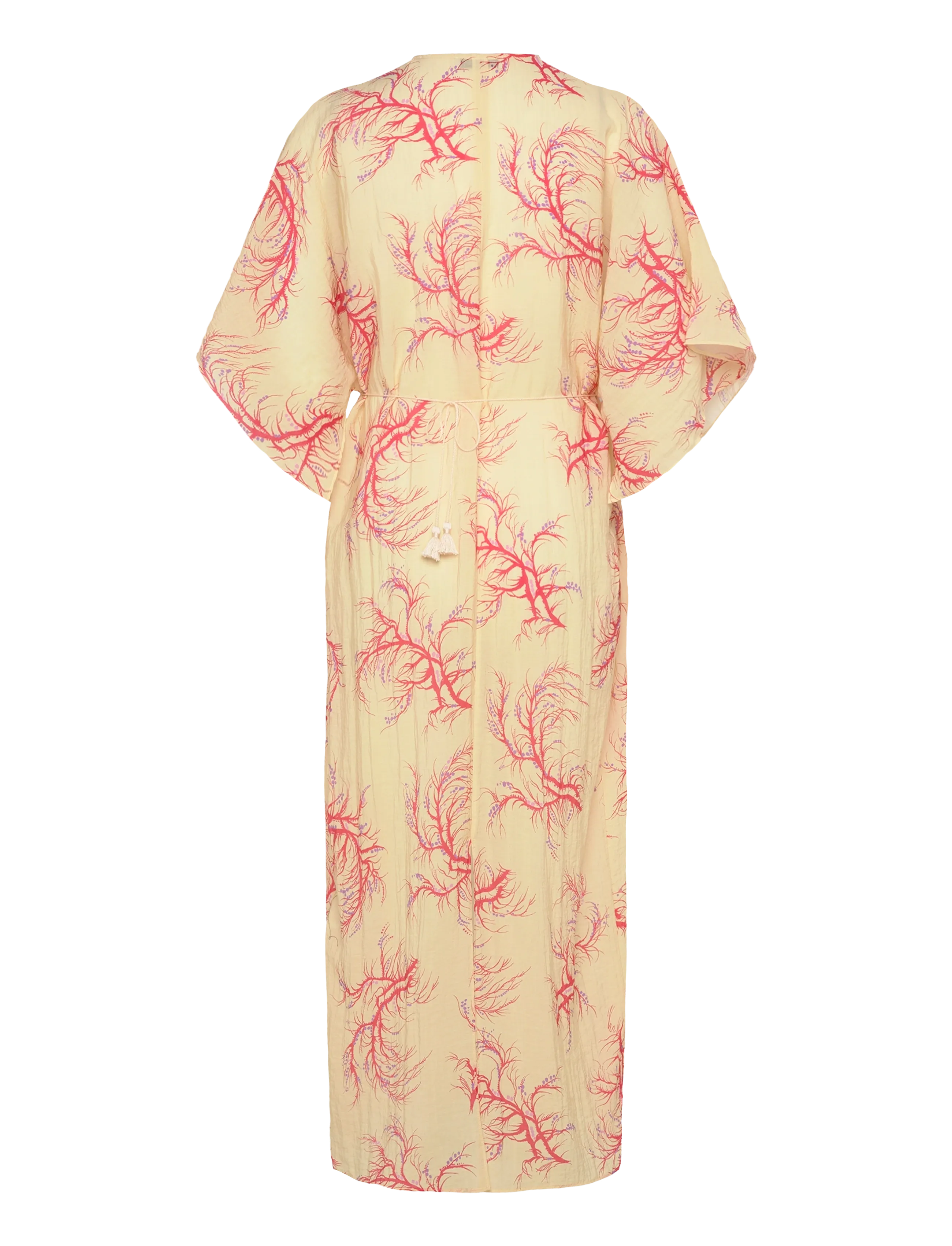 RODEBJER - Rodebjer Begonia Seaweed - sommerkleider - cream/red - 2