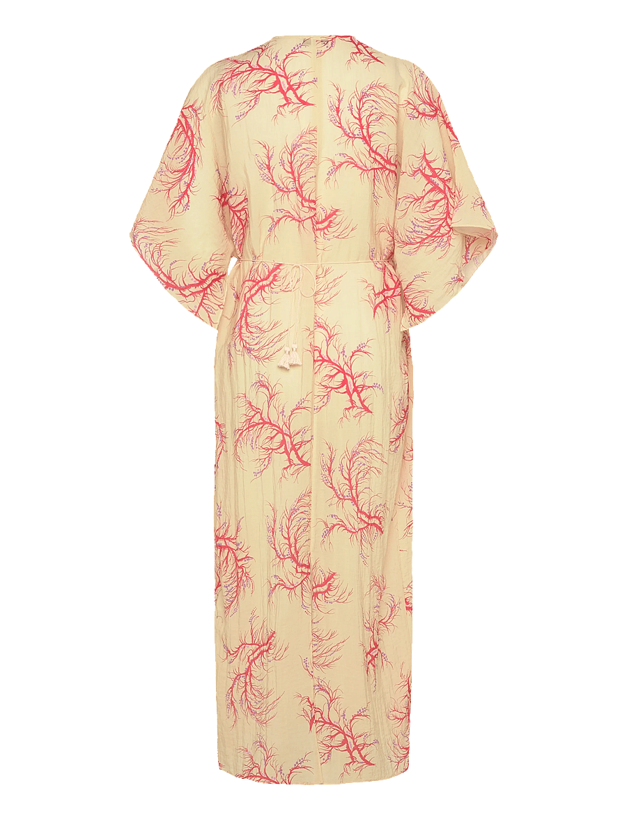 RODEBJER - RODEBJER BEGONIA SEAWEED - robes d'été - cream/red - 2