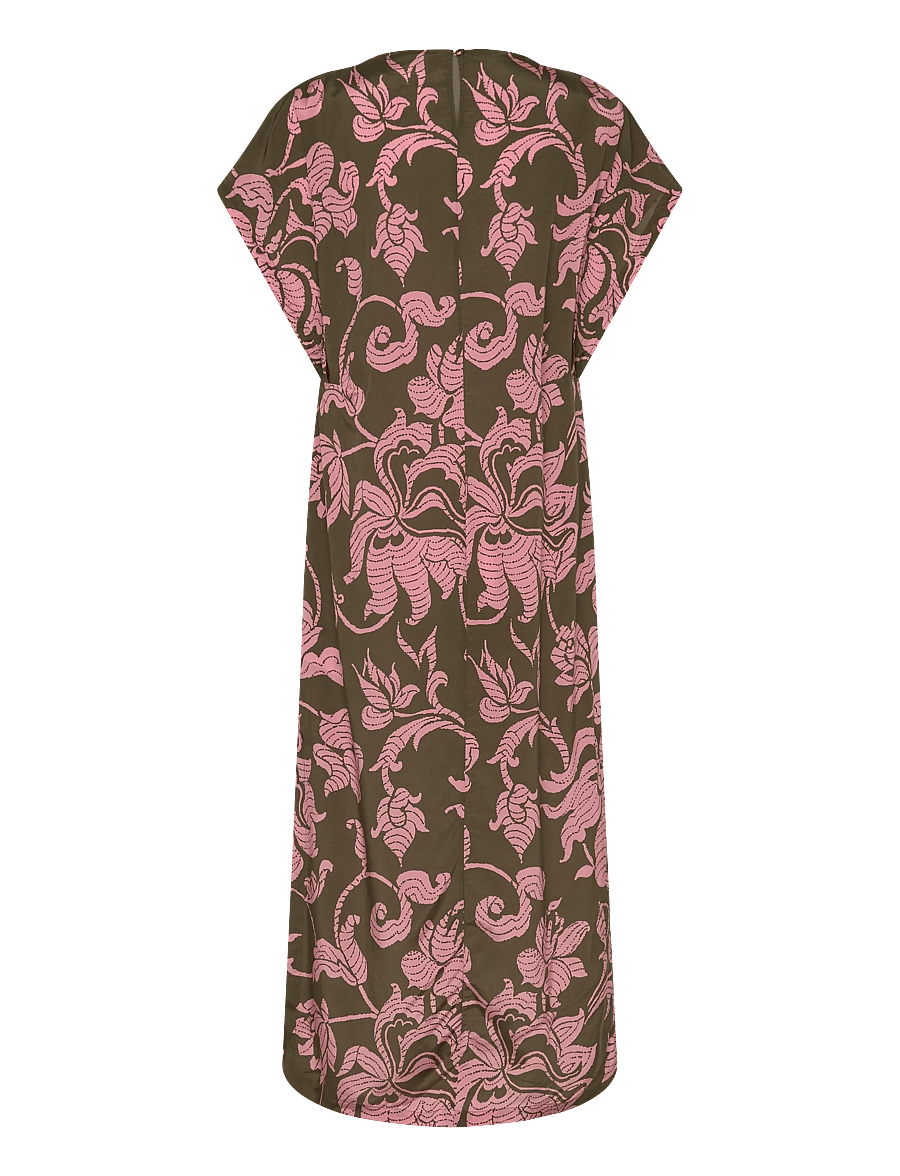 RODEBJER - Rodebjer Amalfi French Lily - maksikleidid - olive/pink - 2