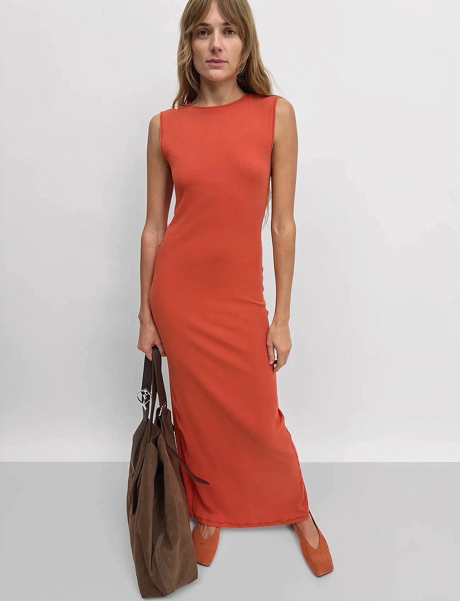 RODEBJER - Rodebjer Kenzie Dress - fodralklänningar - bleached red - 0
