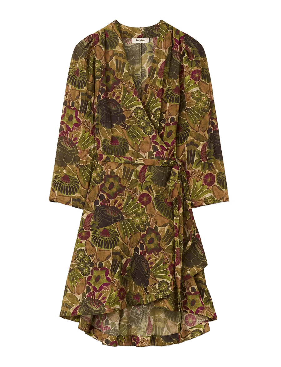 RODEBJER - Rodebjer Milia Airy Prt - wickelkleider - opulent rose green - 1