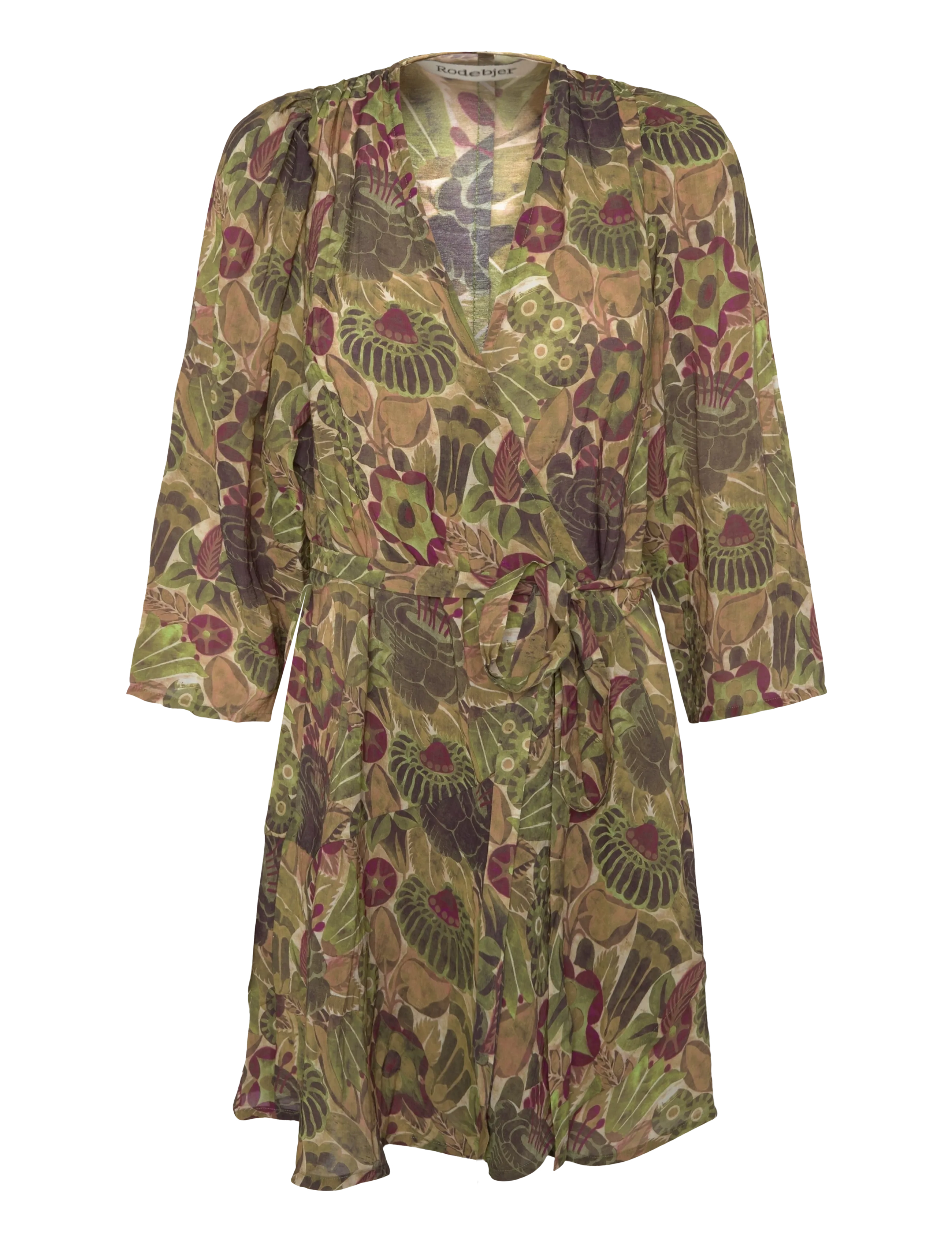 RODEBJER - Rodebjer Milia Airy Prt - hõlmikkleidid - opulent rose green - 1