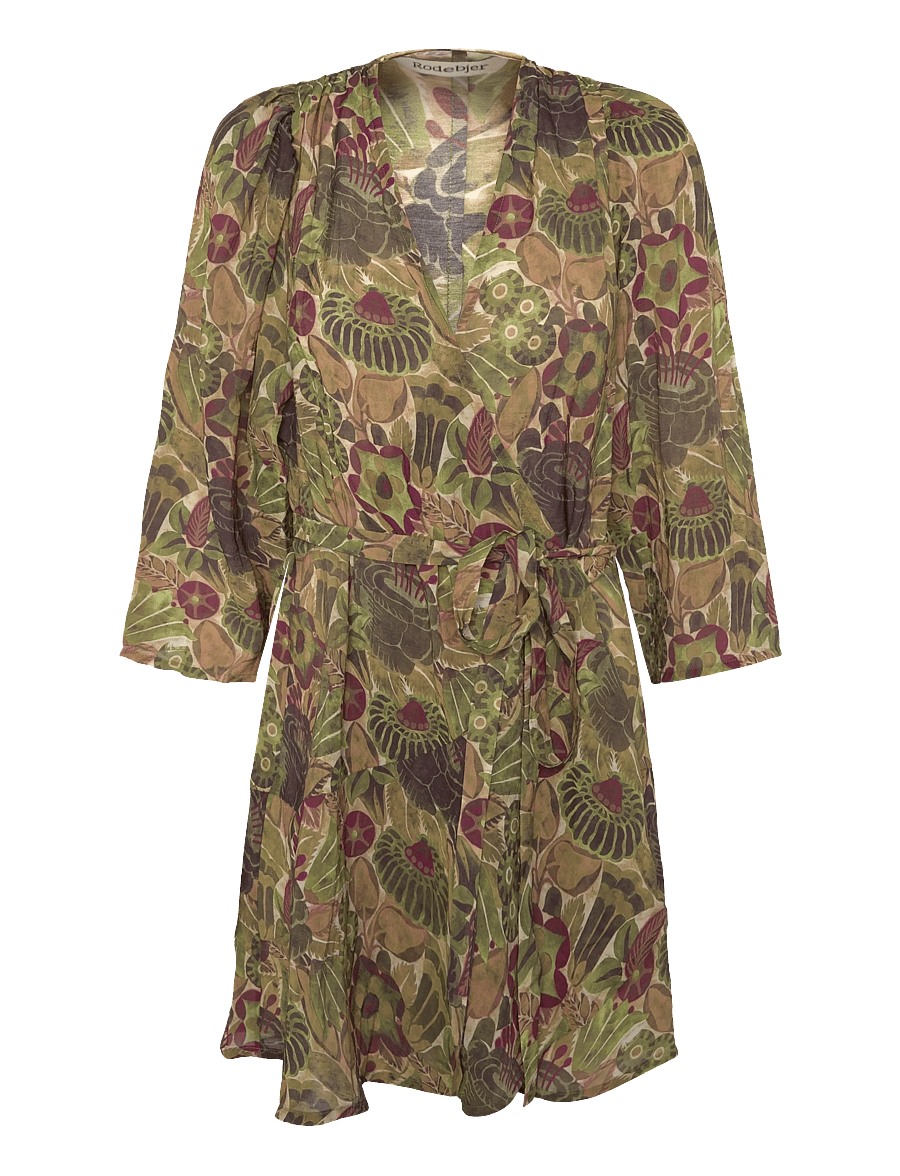 RODEBJER - Rodebjer Milia Airy Prt - hõlmikkleidid - opulent rose green - 1
