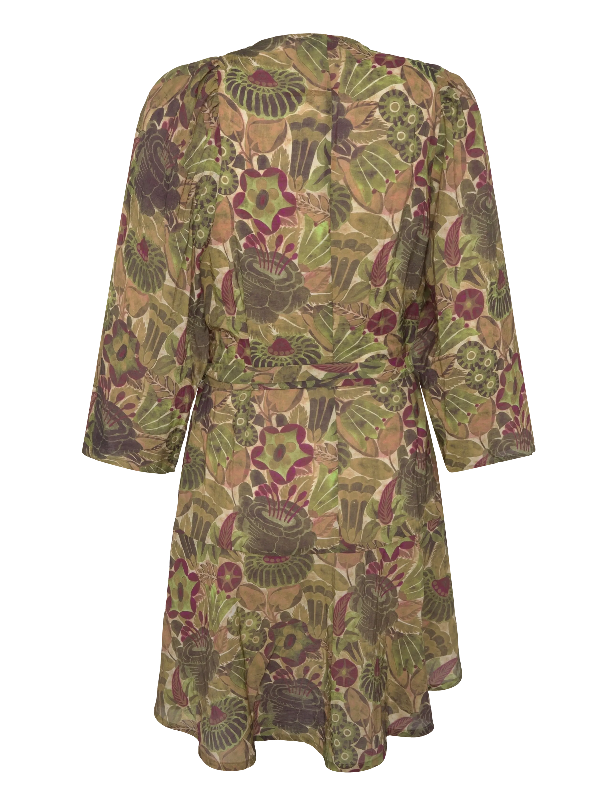 RODEBJER - Rodebjer Milia Airy Prt - hõlmikkleidid - opulent rose green - 2