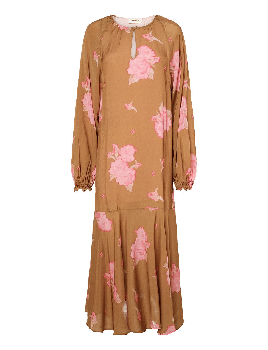 RODEBJER - Rodebjer Wyn Print - maxi kjoler - spaced rose nougat - 1