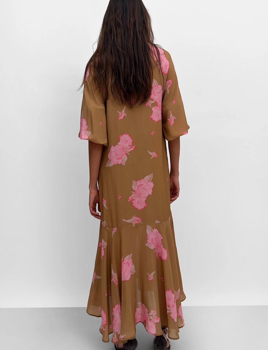 RODEBJER - Rodebjer Wyn Print - maxiklänningar - spaced rose nougat - 2