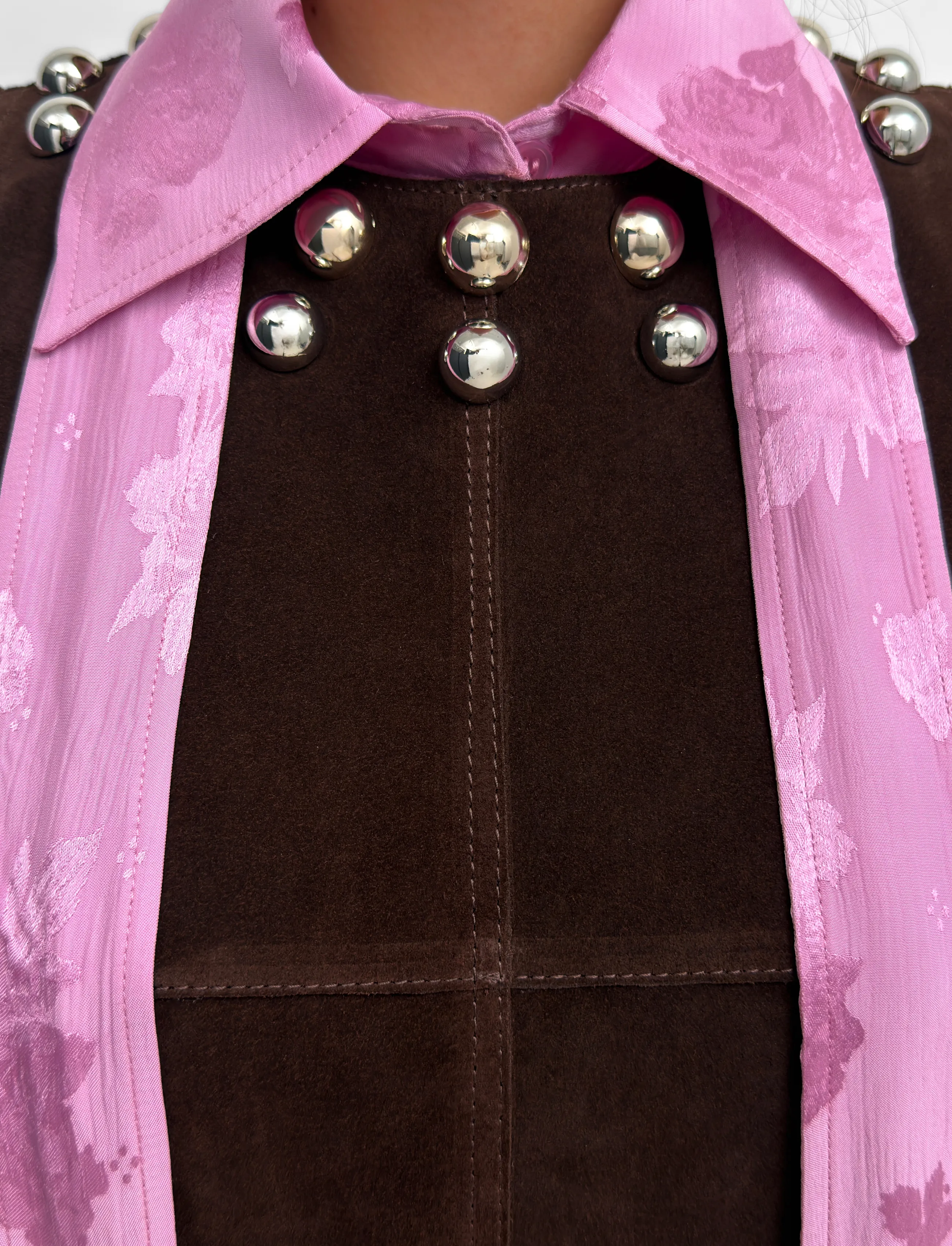 RODEBJER - Rodebjer Minji Suede - minikleidid - dark coffee - 4