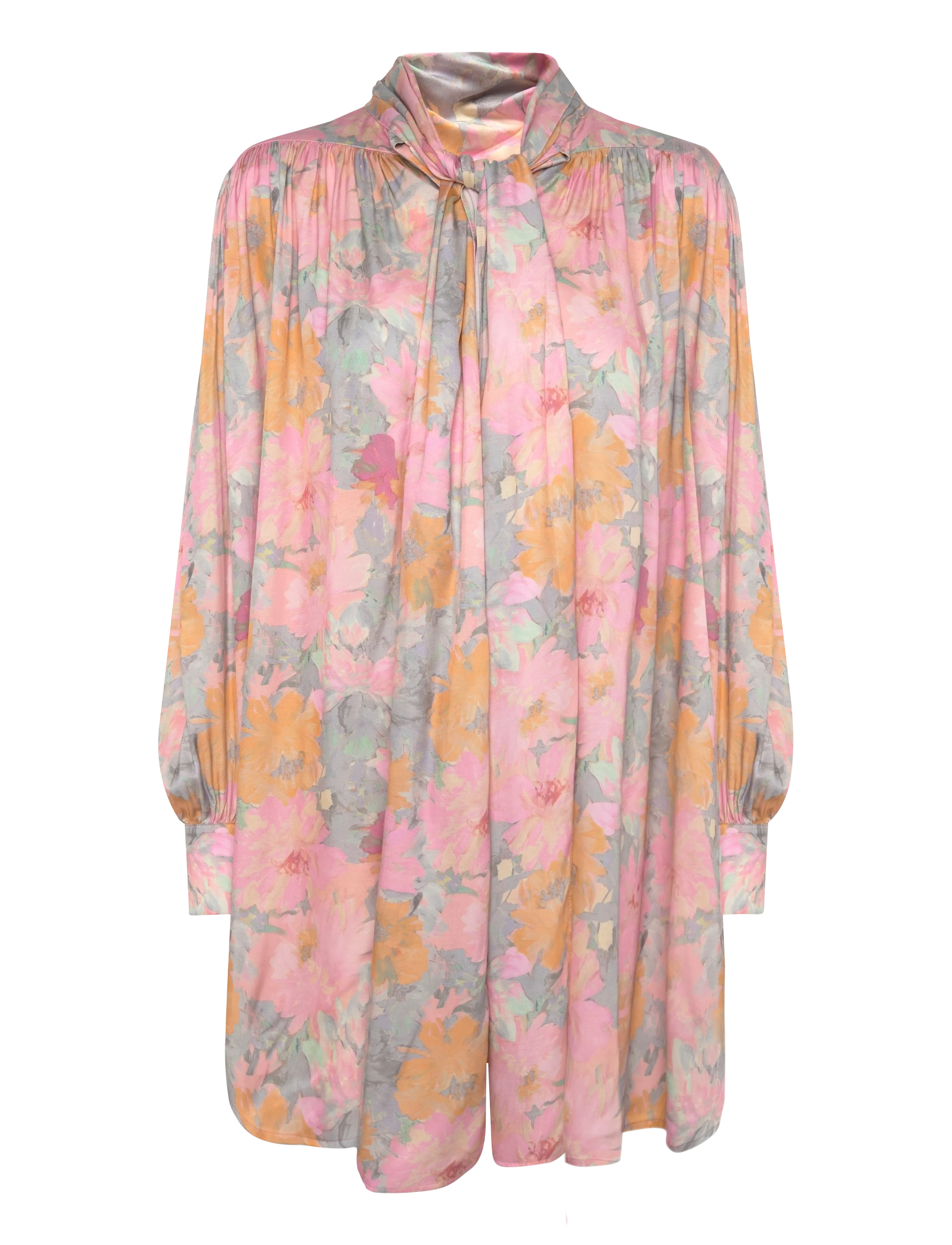 RODEBJER Rodebjer Nayou Floral Shine - Nordischer Stil - PAINT PINK/SAFFRON / pink/rose