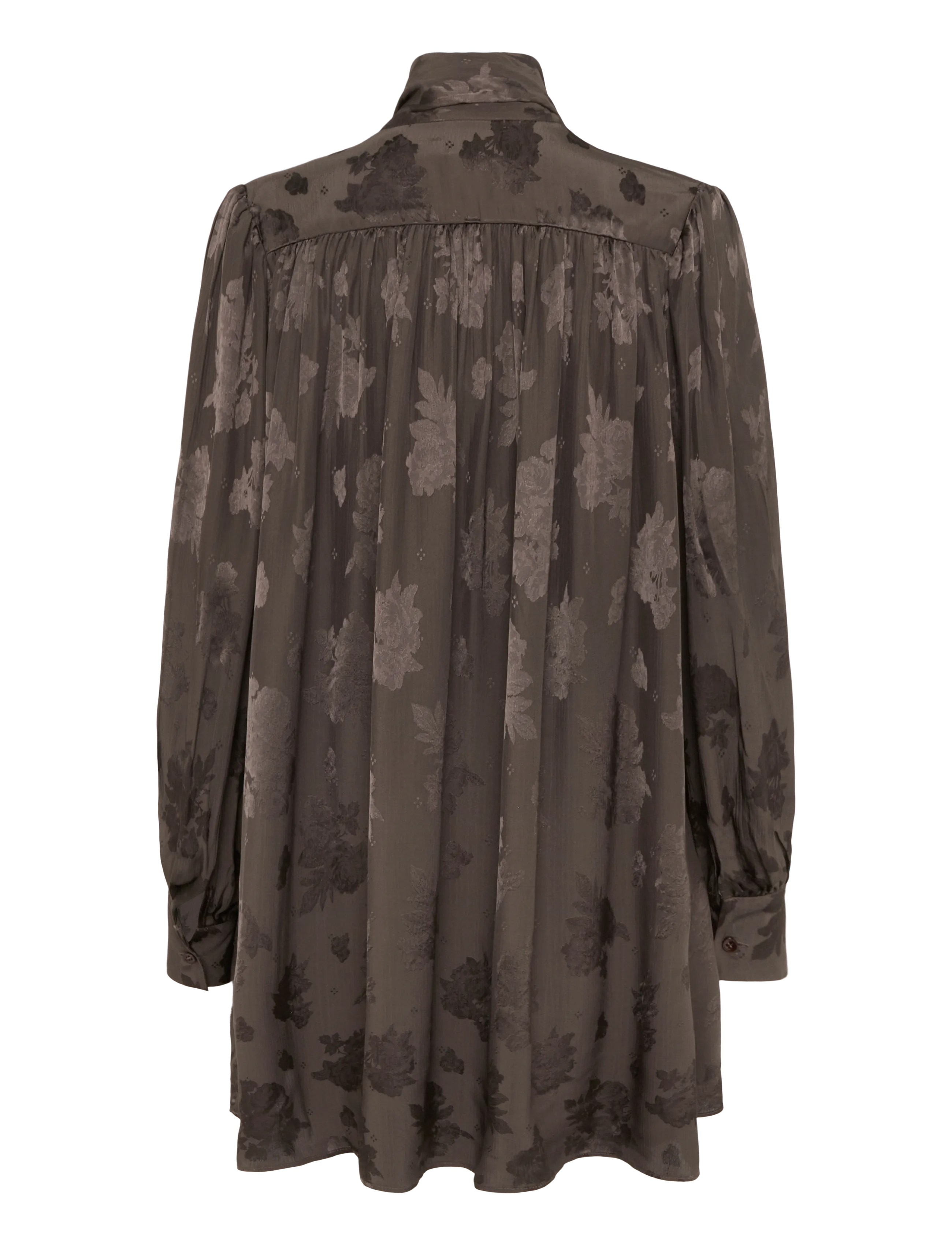 RODEBJER - Rodebjer Nayou Rose - long sleeved blouses - dark coffee - 2