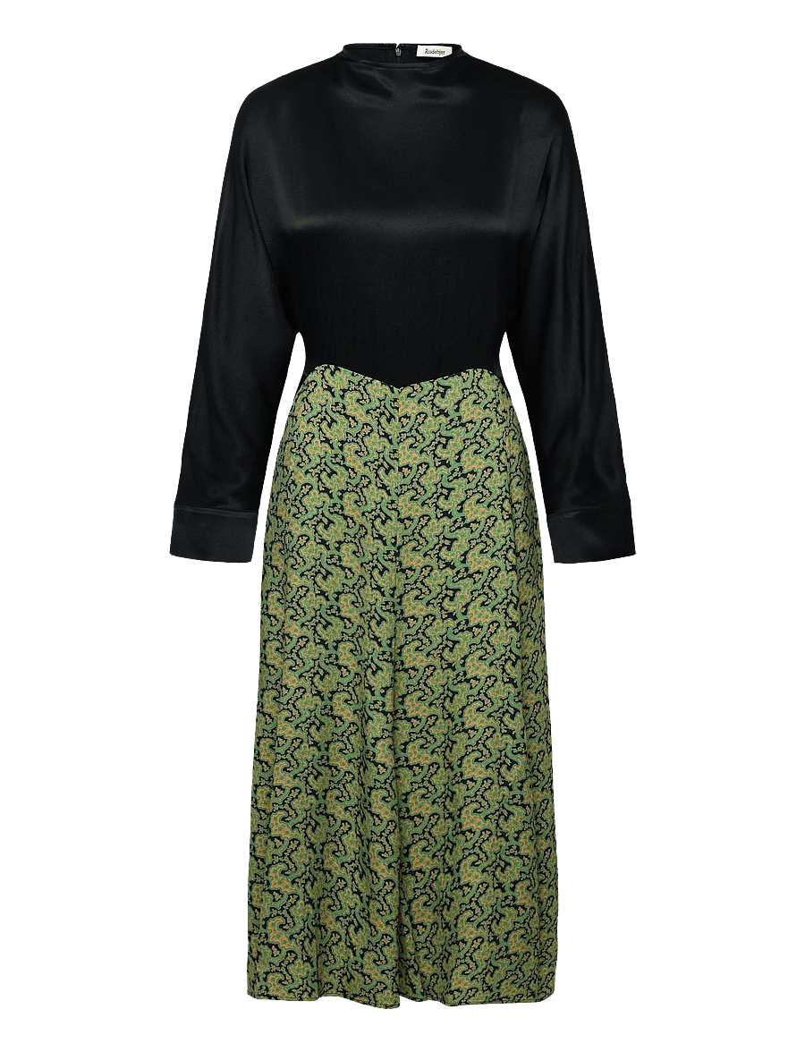 RODEBJER - Rodebjer Maryellen Viscose Prt - midikleider - branches paisley green - 1