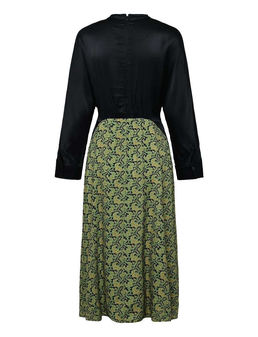 RODEBJER - Rodebjer Maryellen Viscose Prt - midikleider - branches paisley green - 2