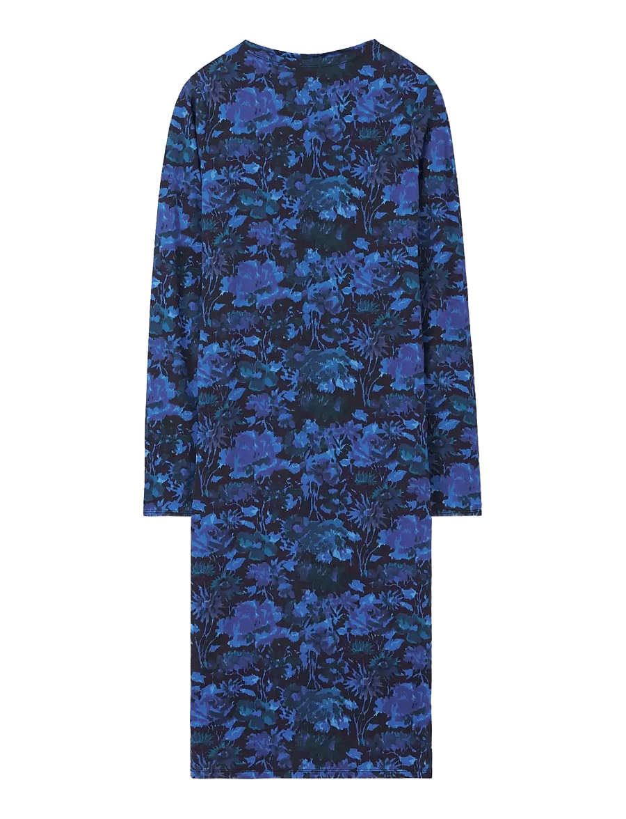 RODEBJER - Rodebjer Karlai Dress Prt - midikleider - mystic garden blue - 1