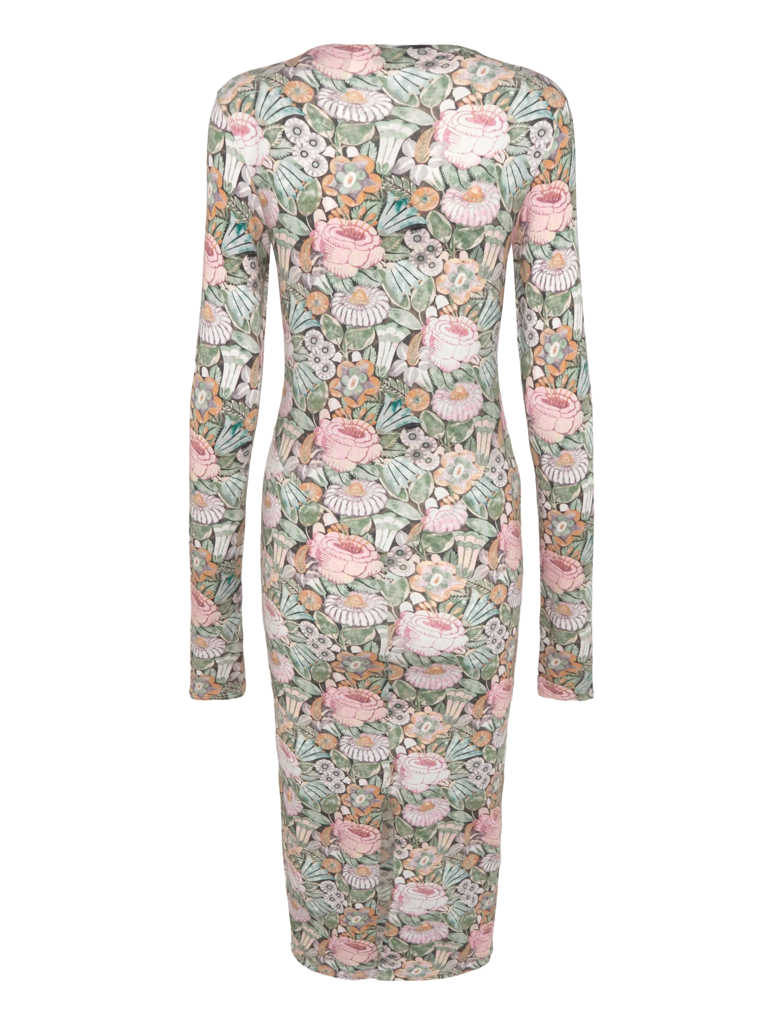 RODEBJER - Rodebjer Karlai Dress Prt - midi suknelės - opulent rose paper - 2