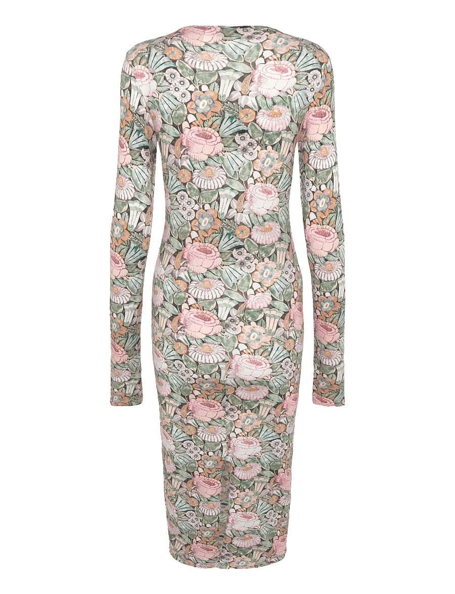 RODEBJER - Rodebjer Karlai Dress Prt - midi suknelės - opulent rose paper - 2