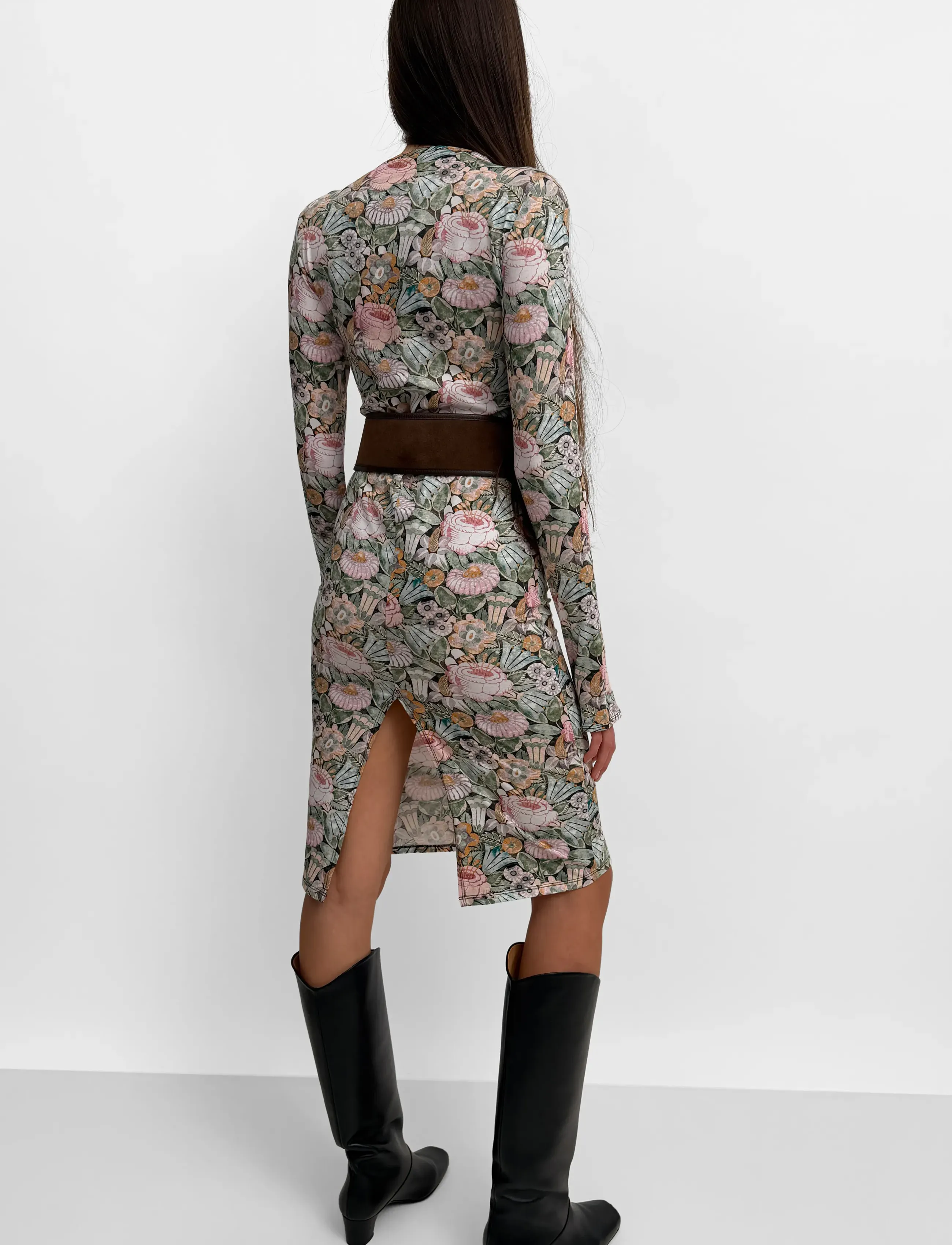 RODEBJER - Rodebjer Karlai Dress Prt - midikleider - opulent rose paper - 2