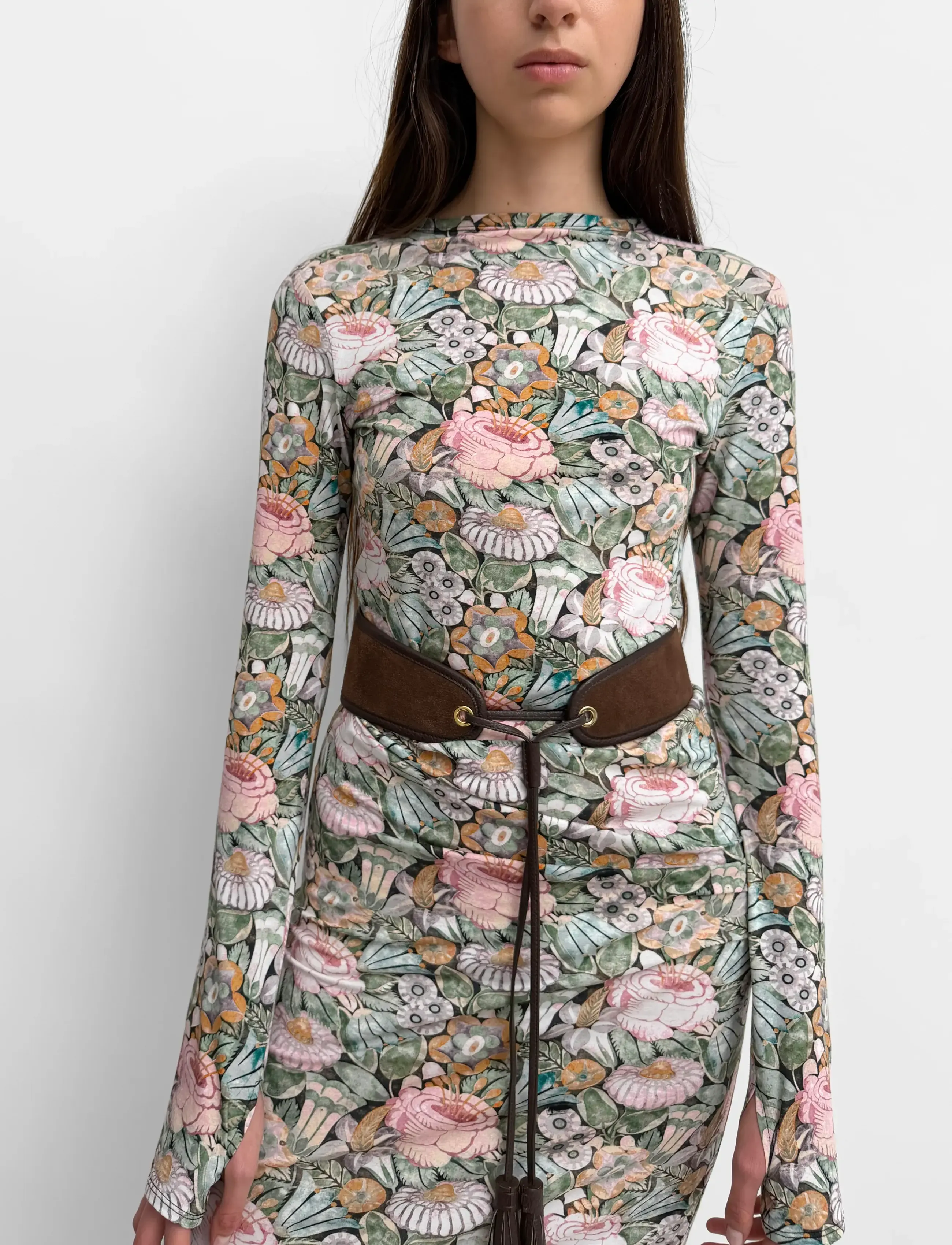 RODEBJER - Rodebjer Karlai Dress Prt - midikleider - opulent rose paper - 3