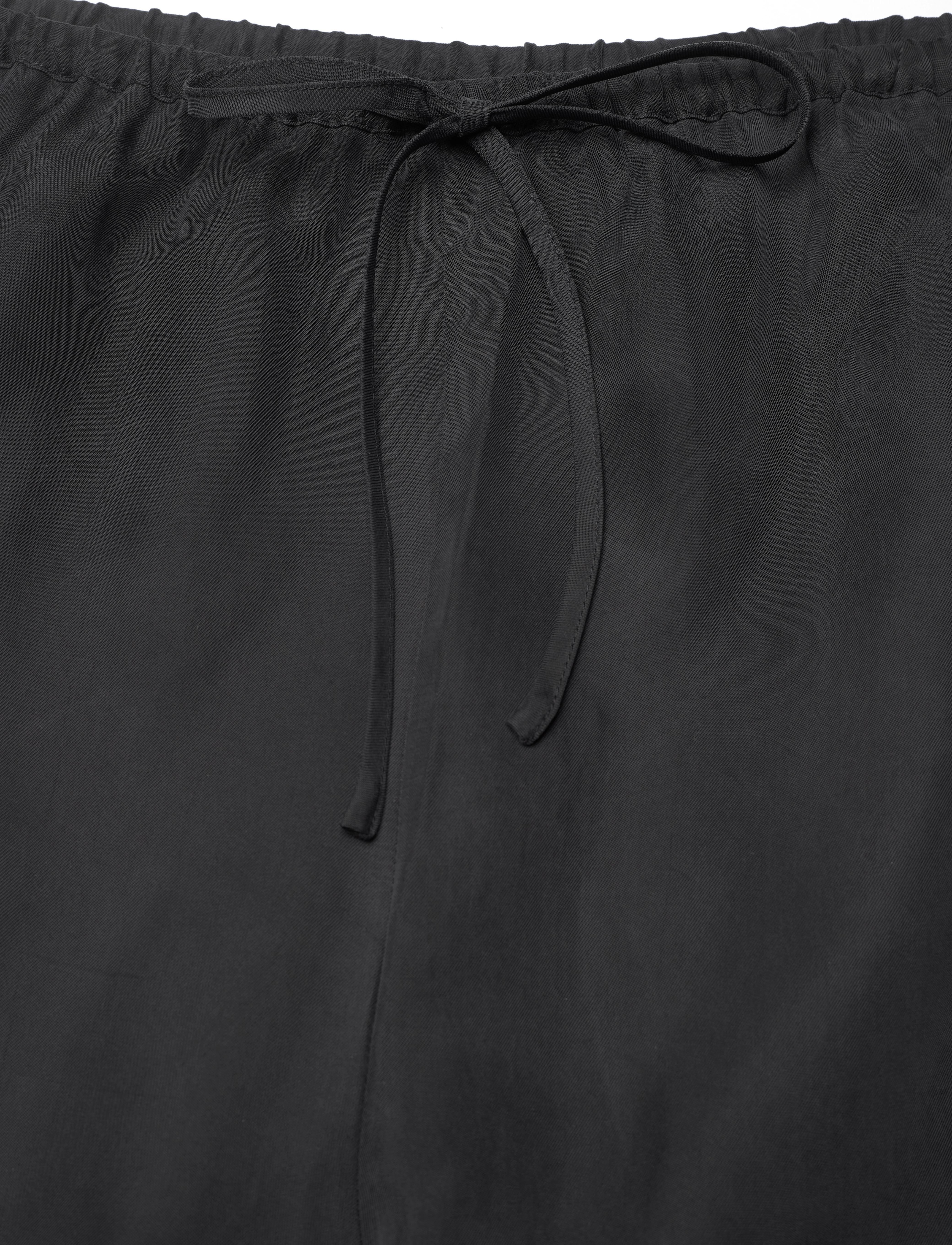 RODEBJER - Rodebjer Lunara Twill - plačios kelnės - black - 2