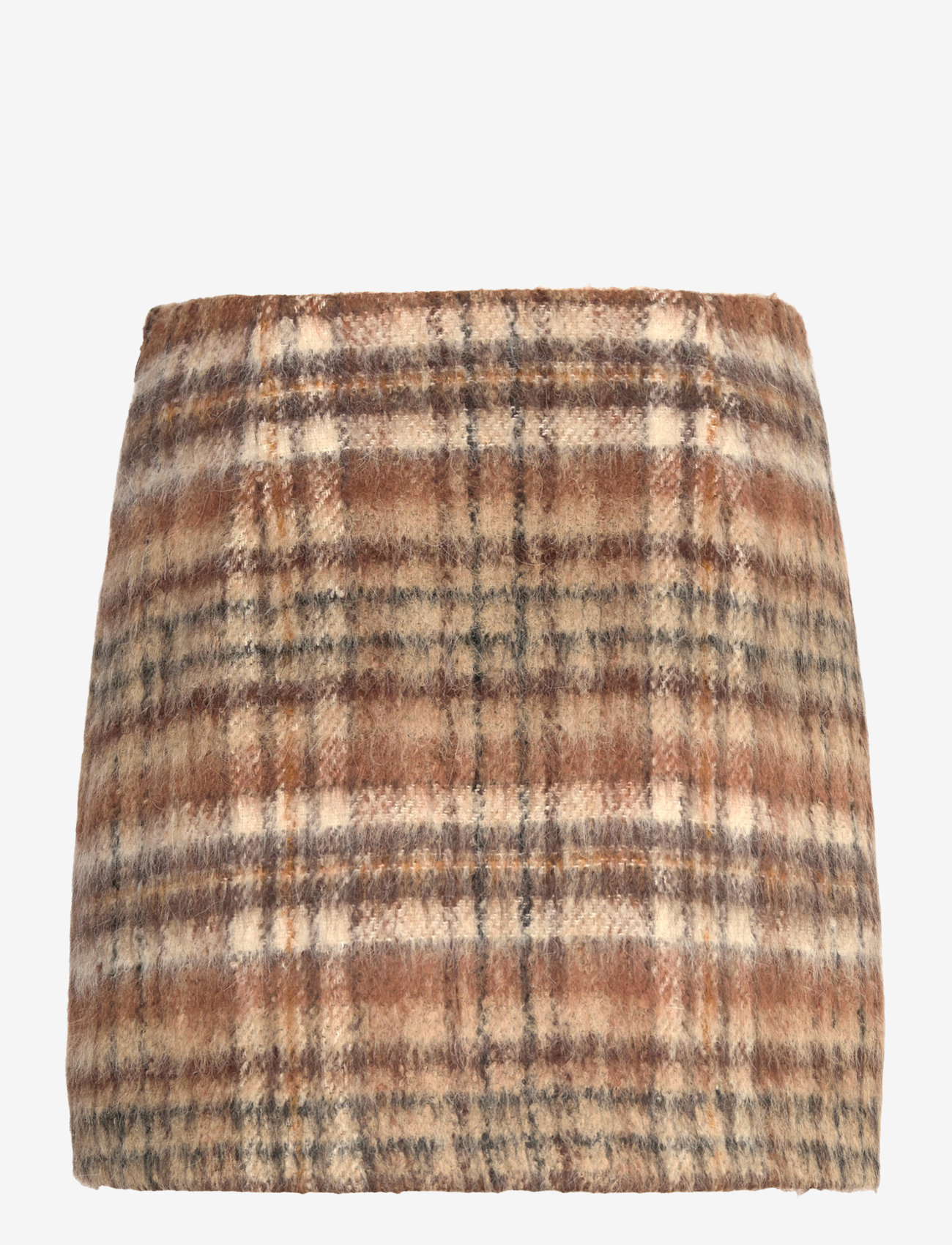 RODEBJER - Rodebjer Seine Brushed Check - kurze röcke - brown - 1