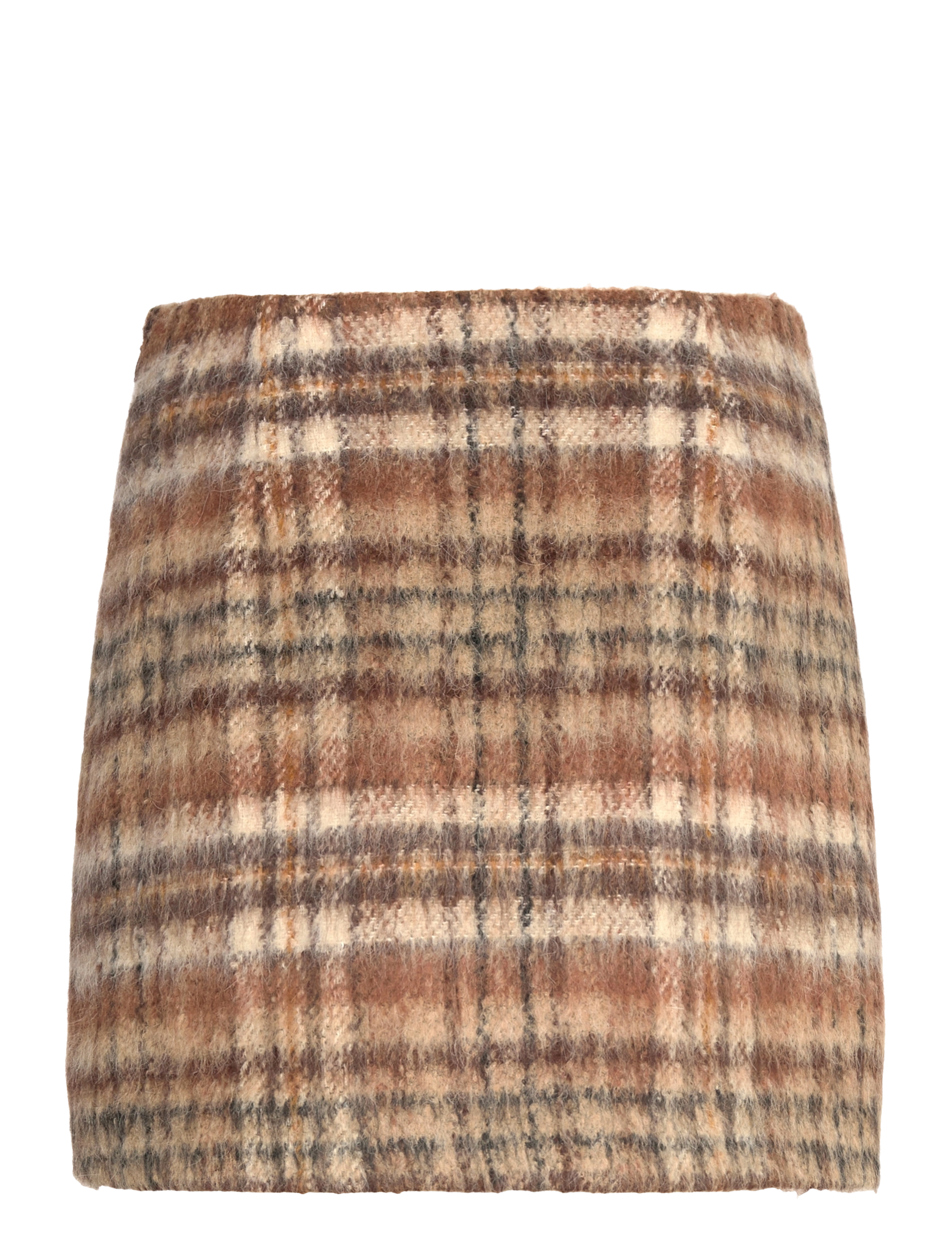 RODEBJER - Rodebjer Seine Brushed Check - spódnice mini - brown - 1