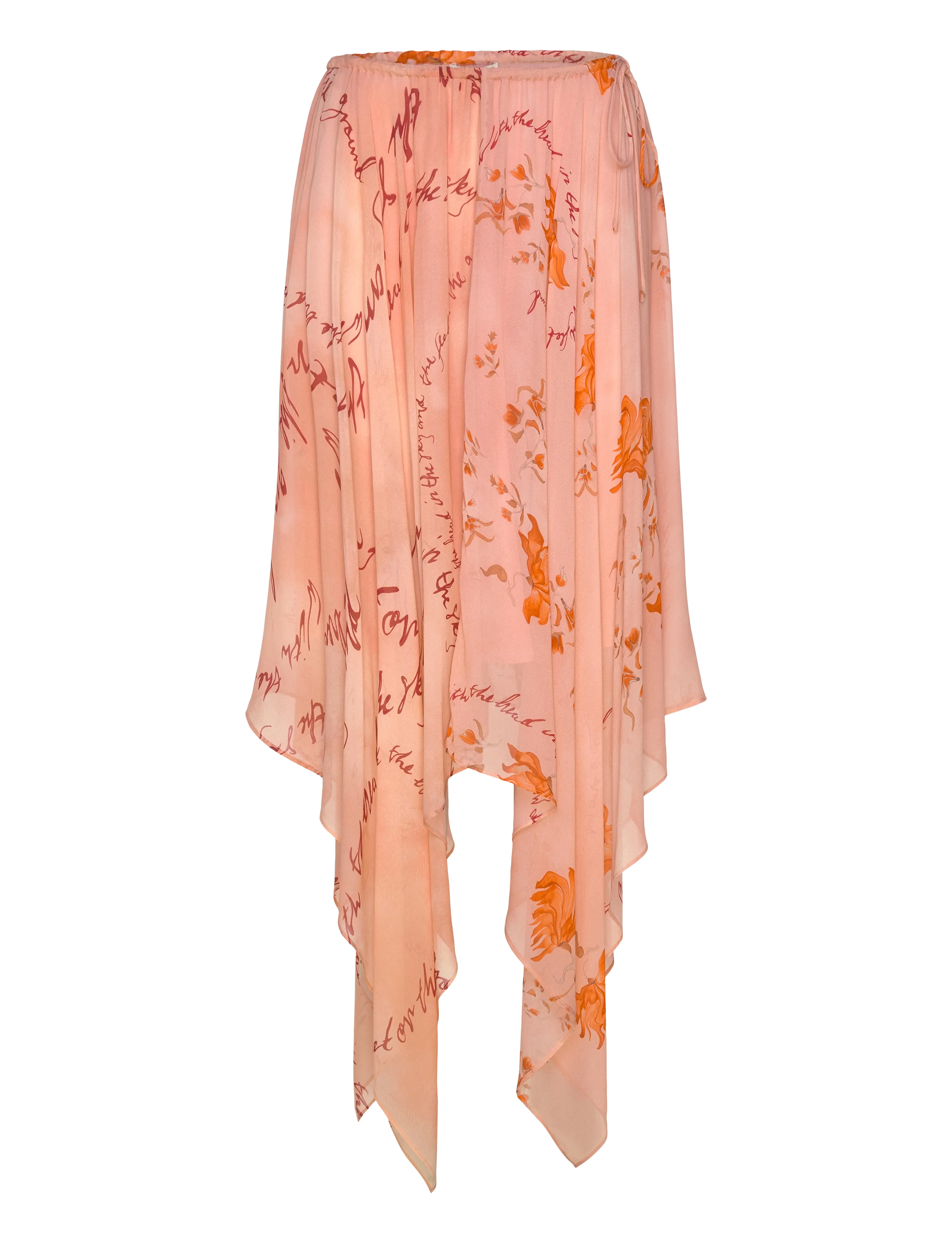 RODEBJER Rodebjer Blanca Floral Text Pink - M - Damen