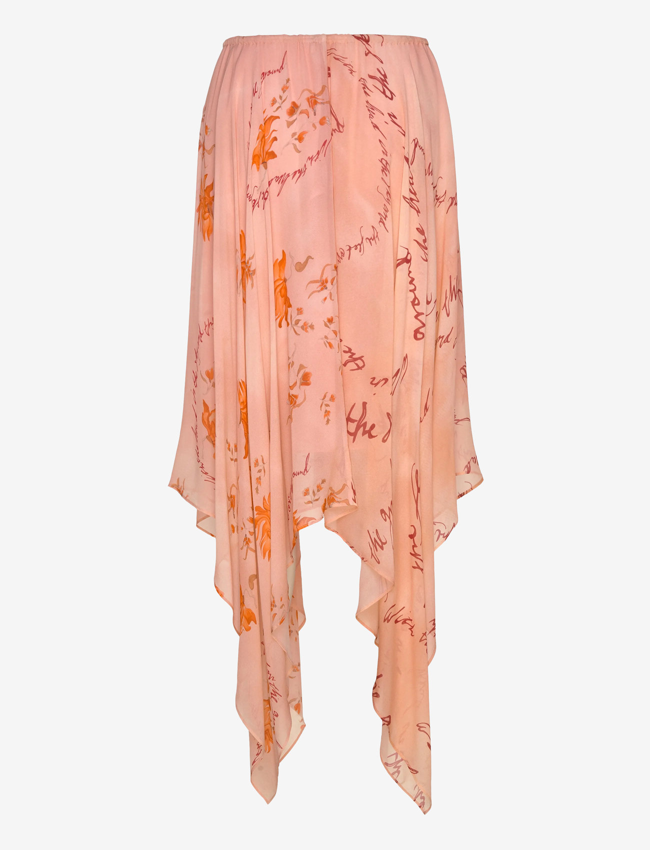 RODEBJER - Rodebjer Blanca Floral Text - midiseelikud - floral text apricot - 1