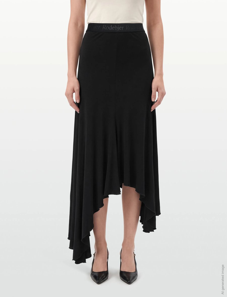 RODEBJER - RODEBJER SANDY - midi-röcke - black - 3
