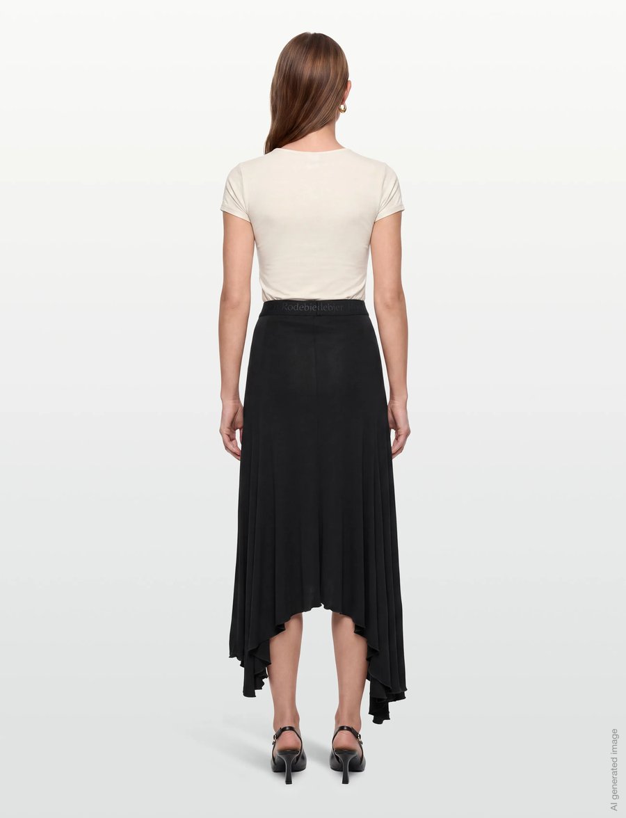 RODEBJER - RODEBJER SANDY - midi-röcke - black - 4