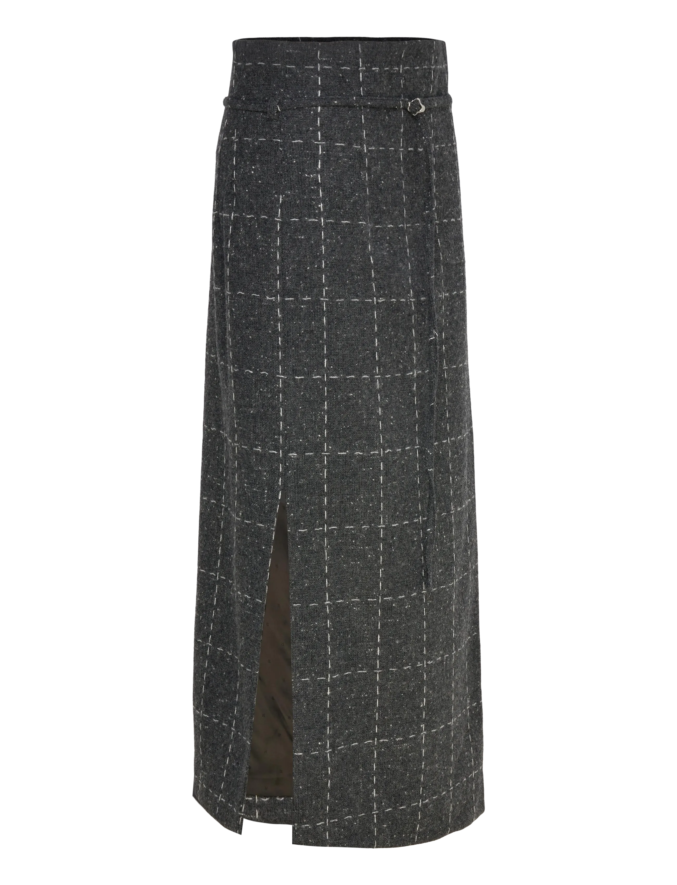 RODEBJER - Rodebjer Blanket Check - midi skirts - grey melange - 2