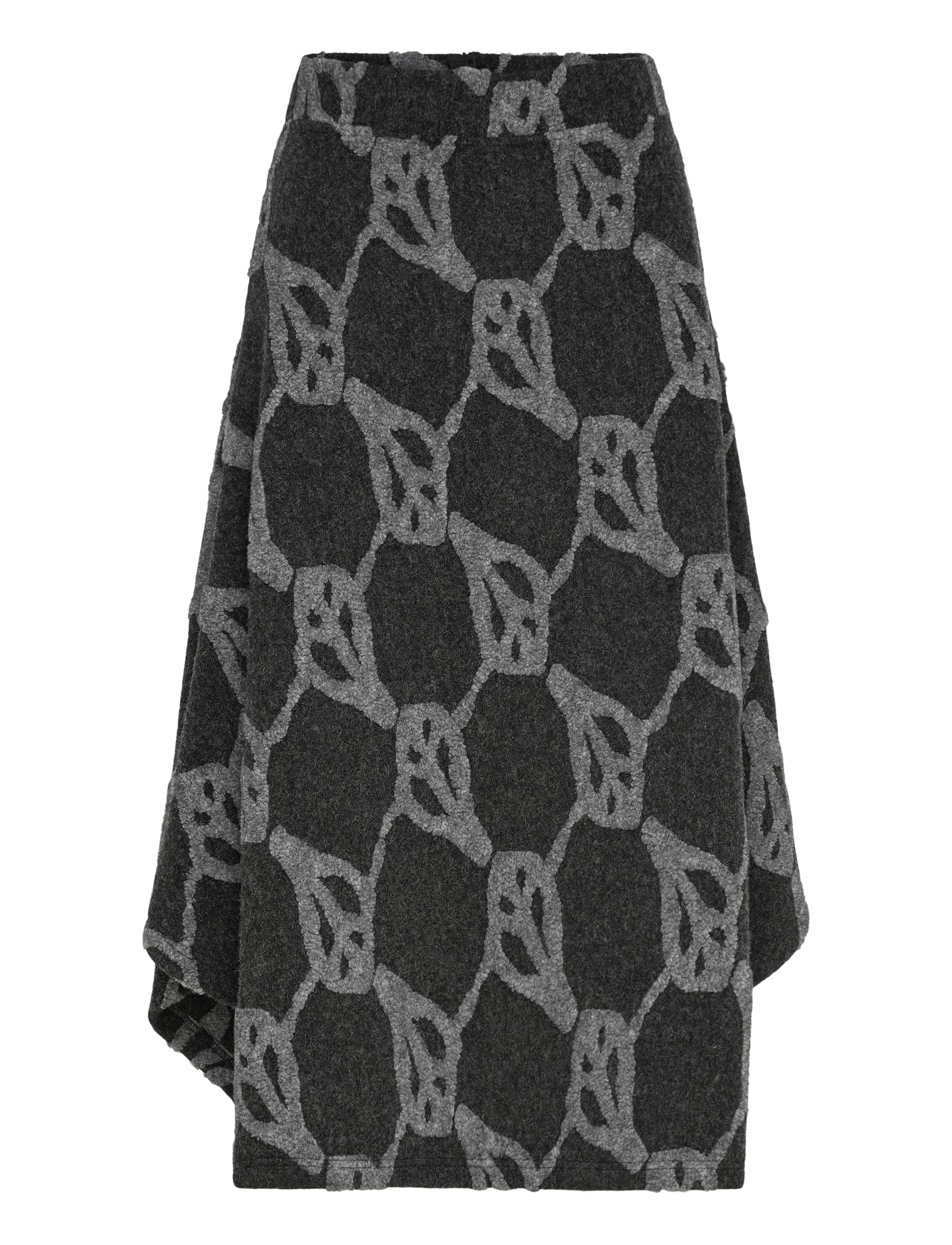 RODEBJER Rodebjer Amalia Jacquard - Tøj - DARK GREY MELANGE / grey
