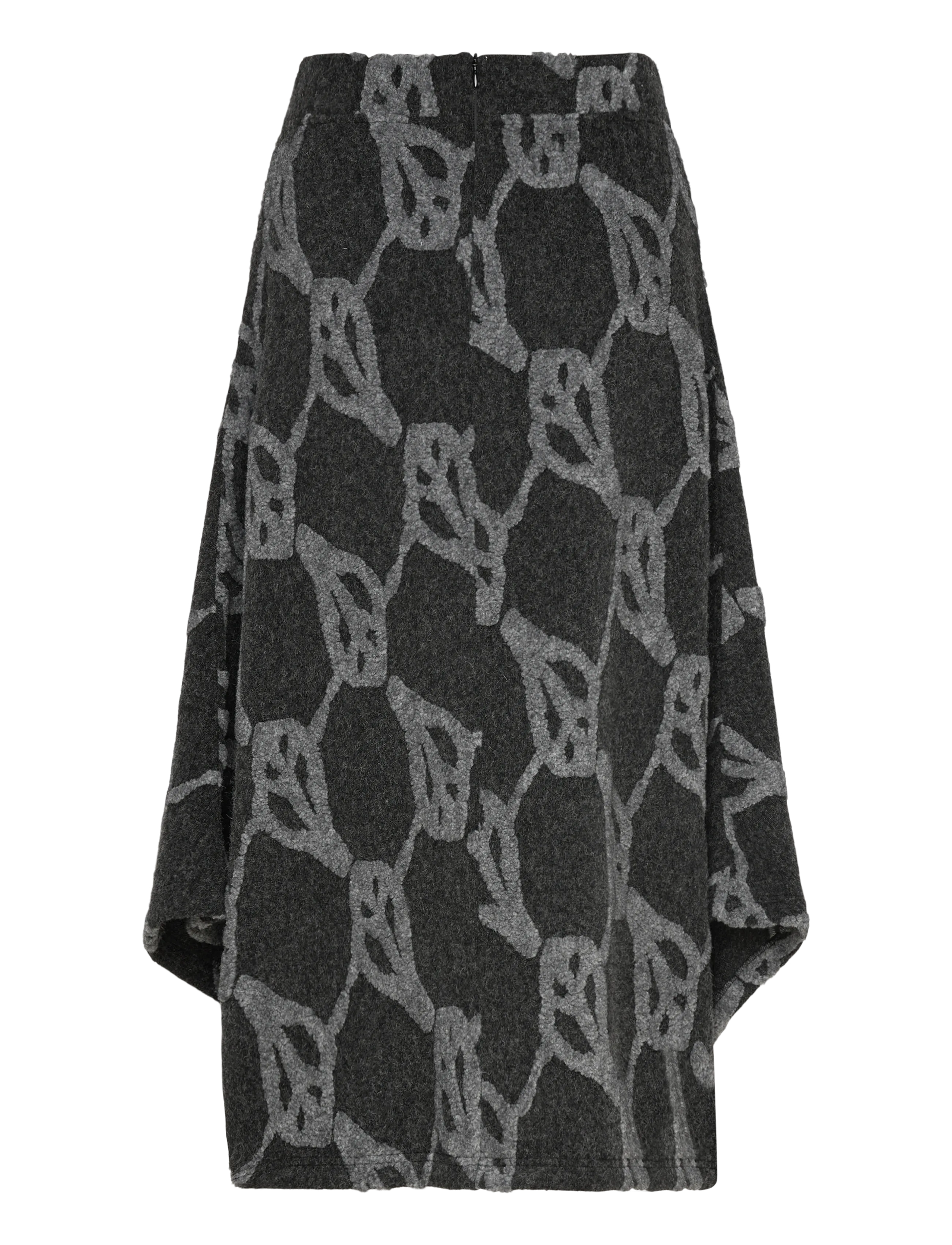 RODEBJER - Rodebjer Amalia Jacquard - midi nederdele - dark grey melange - 1