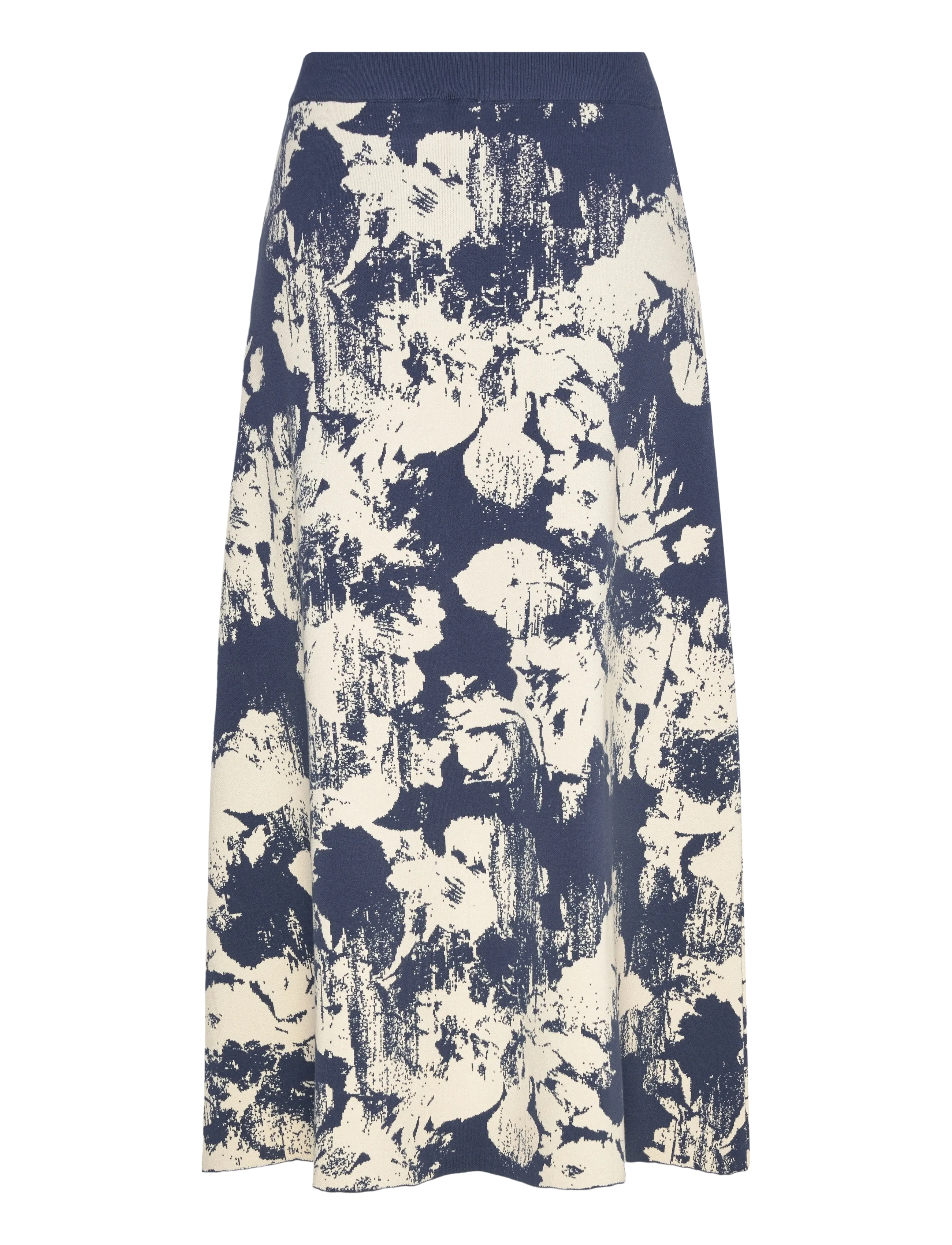 RODEBJER - Rodebjer Flora Denim Flower - midiseelikud - navy/sand - 2