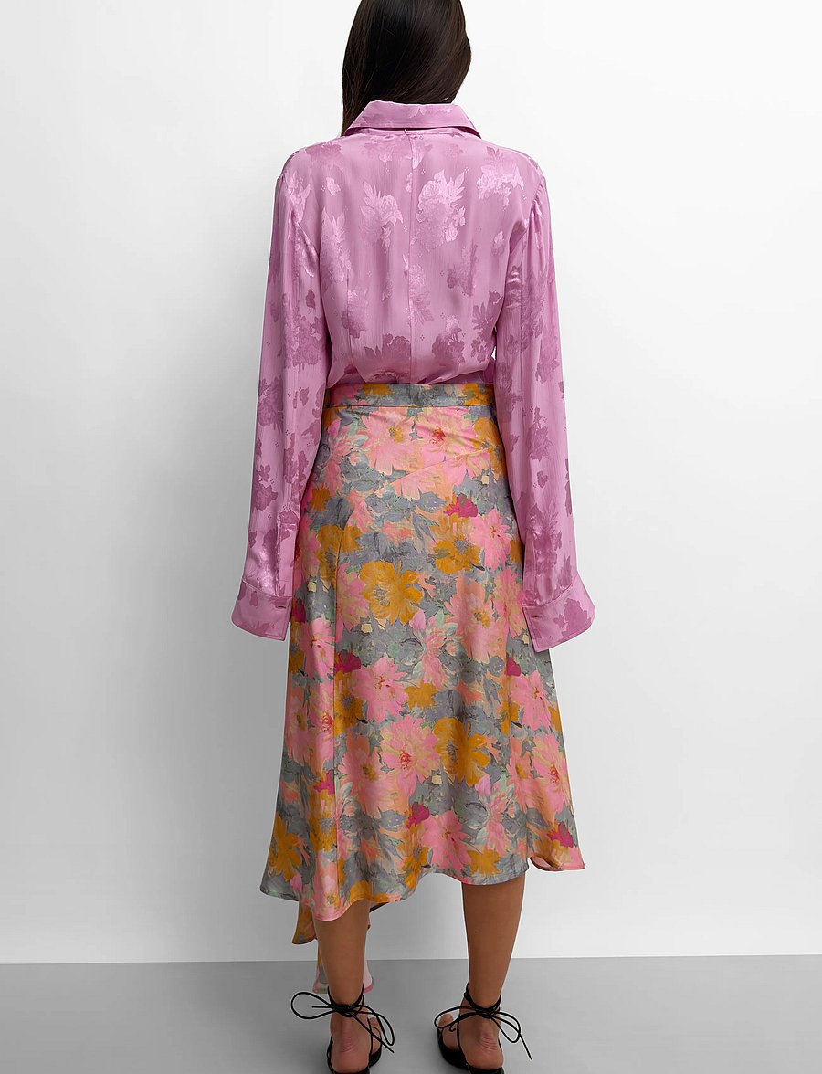 RODEBJER - Rodebjer Sween Floral Shine - hõlmikseelikud - paint pink/saffron - 3