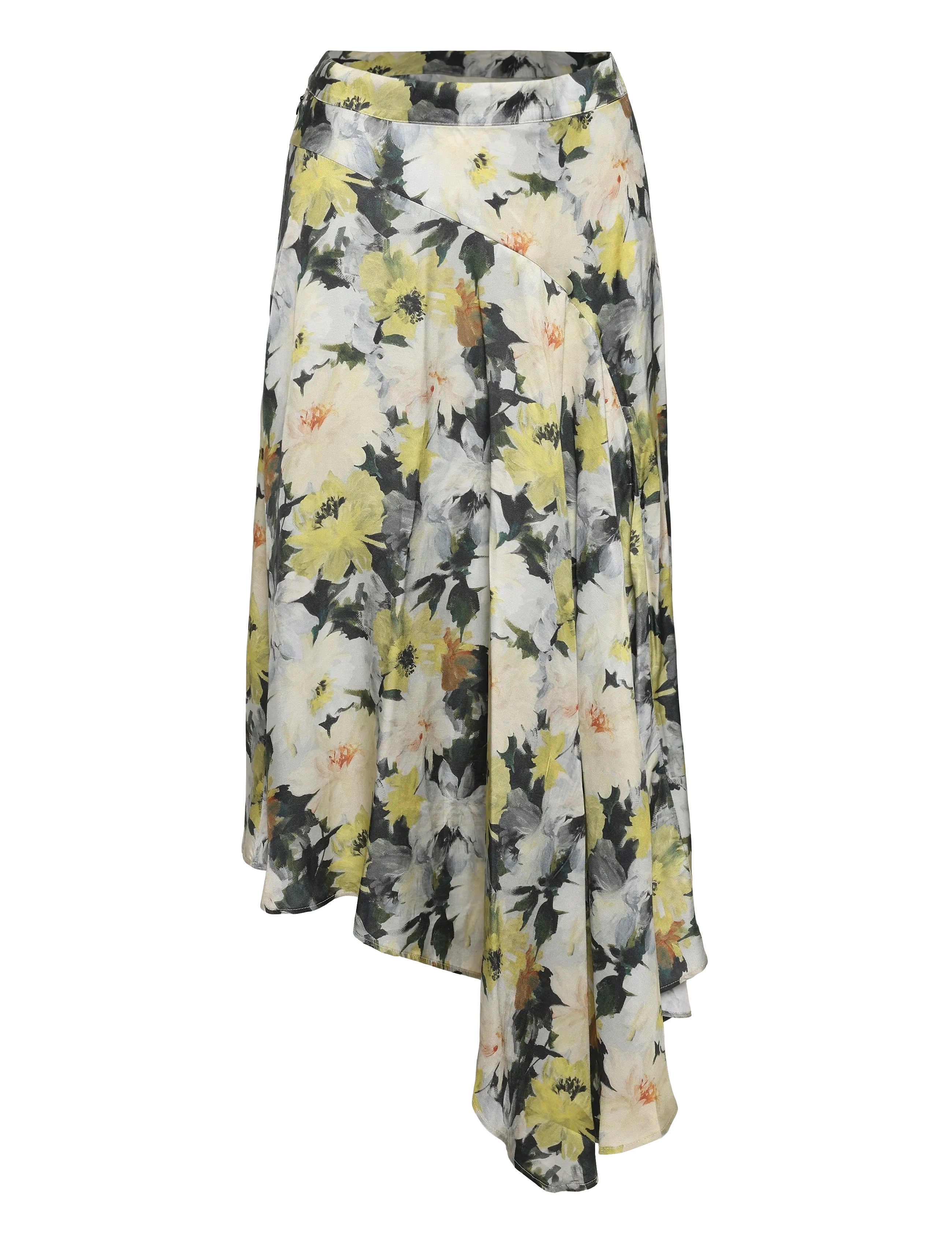 RODEBJER Rodebjer Sween Floral Shine - Kläder - YELLOW/BLACK / yellow