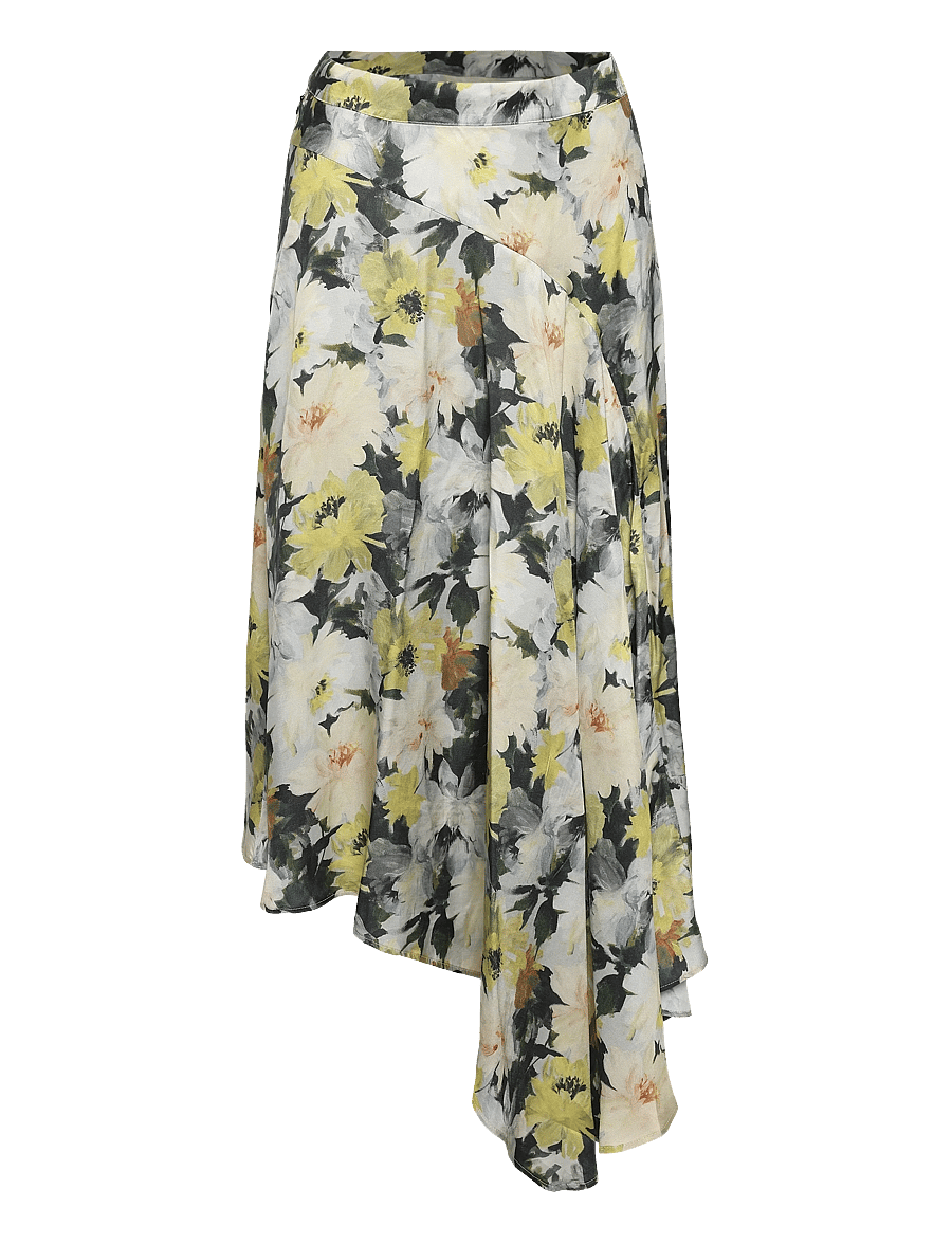 RODEBJER - Rodebjer Sween Floral Shine - omlottkjolar - yellow/black - 1