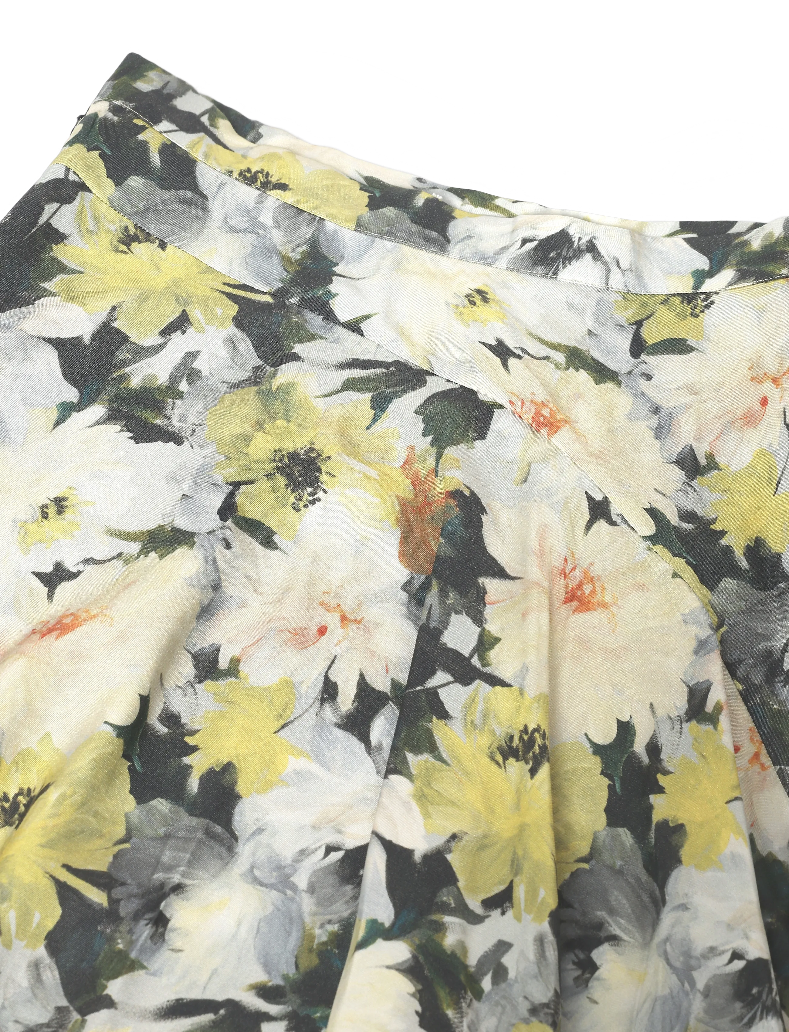 RODEBJER - Rodebjer Sween Floral Shine - omlottkjolar - yellow/black - 5