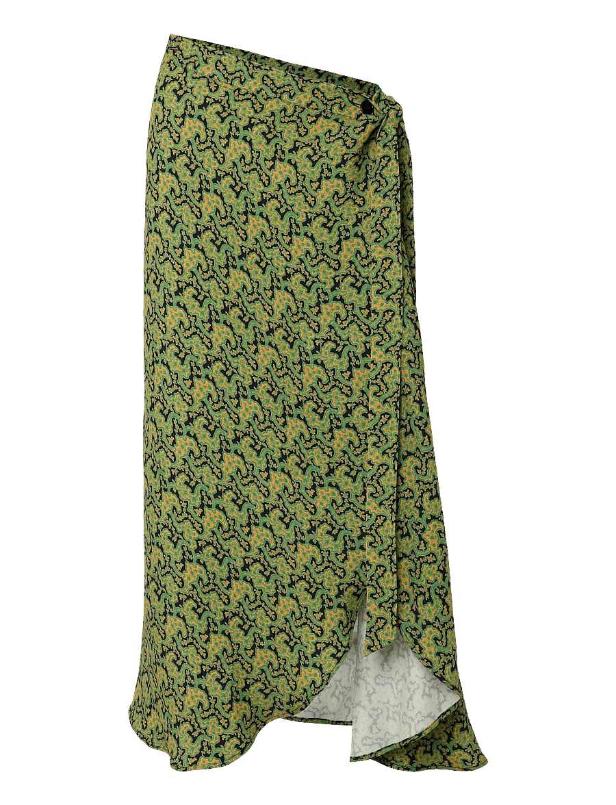 RODEBJER - Rodebjer Hizomi Viscose Prt - hõlmikseelikud - branches paisley green - 1
