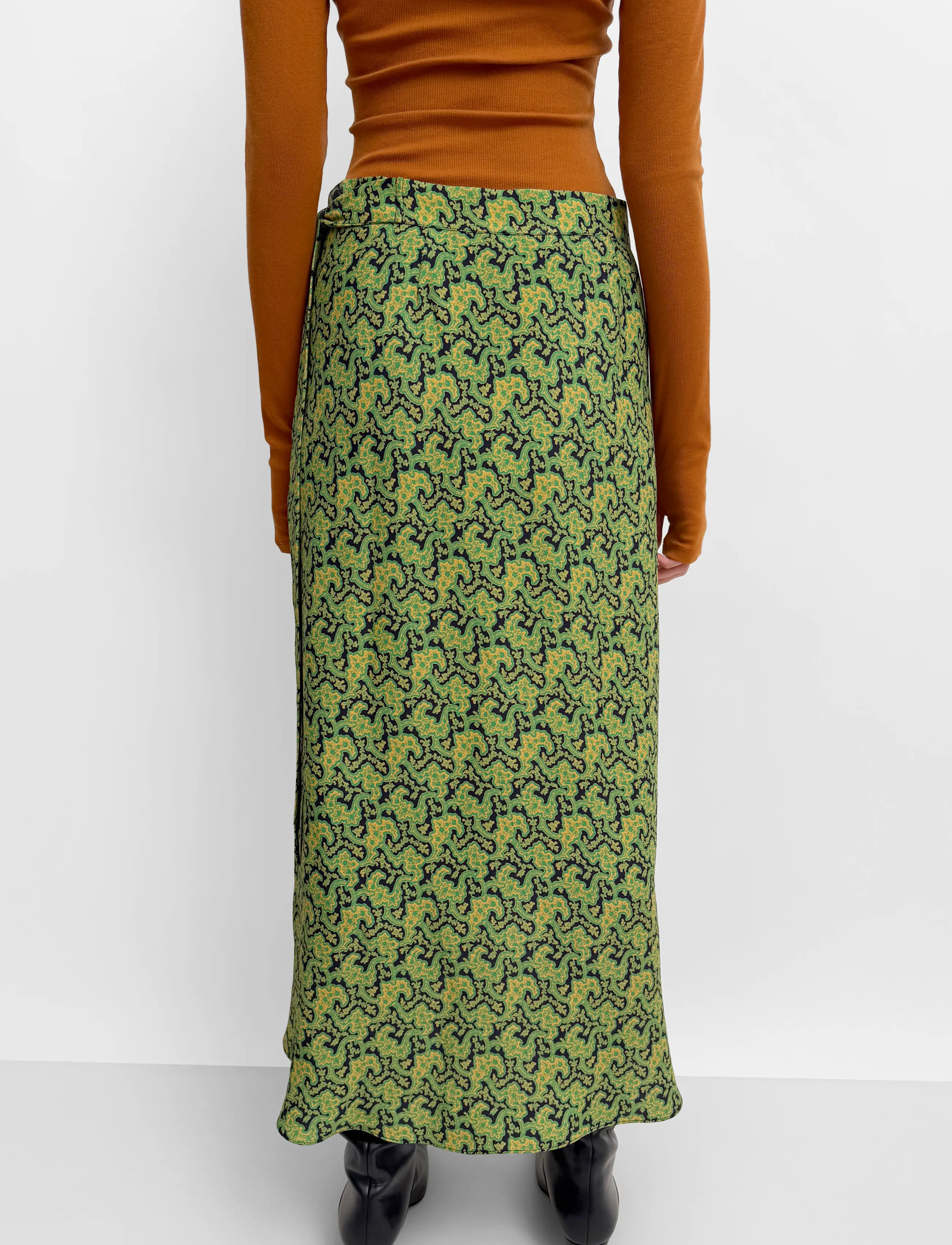 RODEBJER - Rodebjer Hizomi Viscose Prt - hõlmikseelikud - branches paisley green - 3